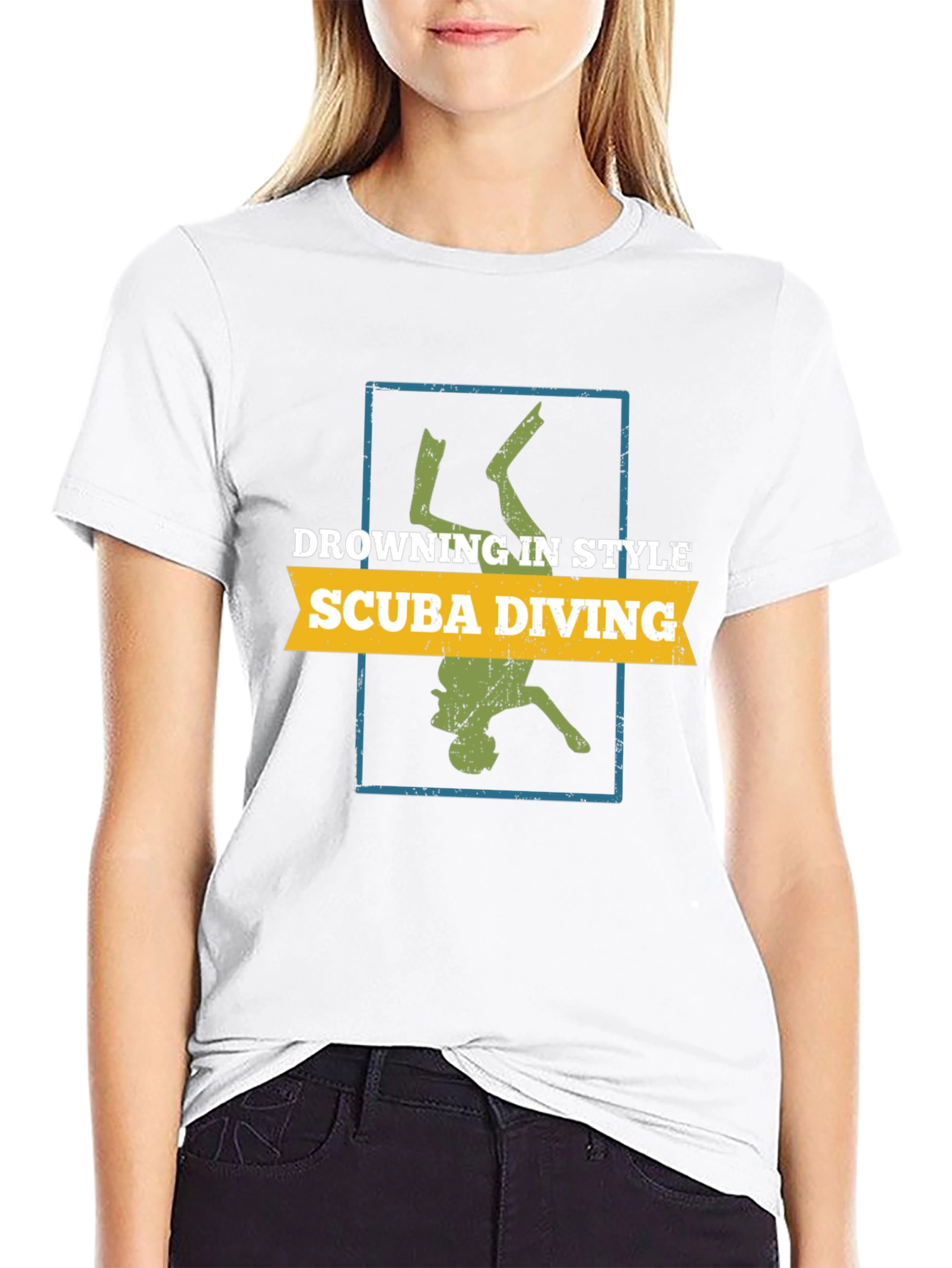 Drowning in Style Scuba Diving T-Shirt