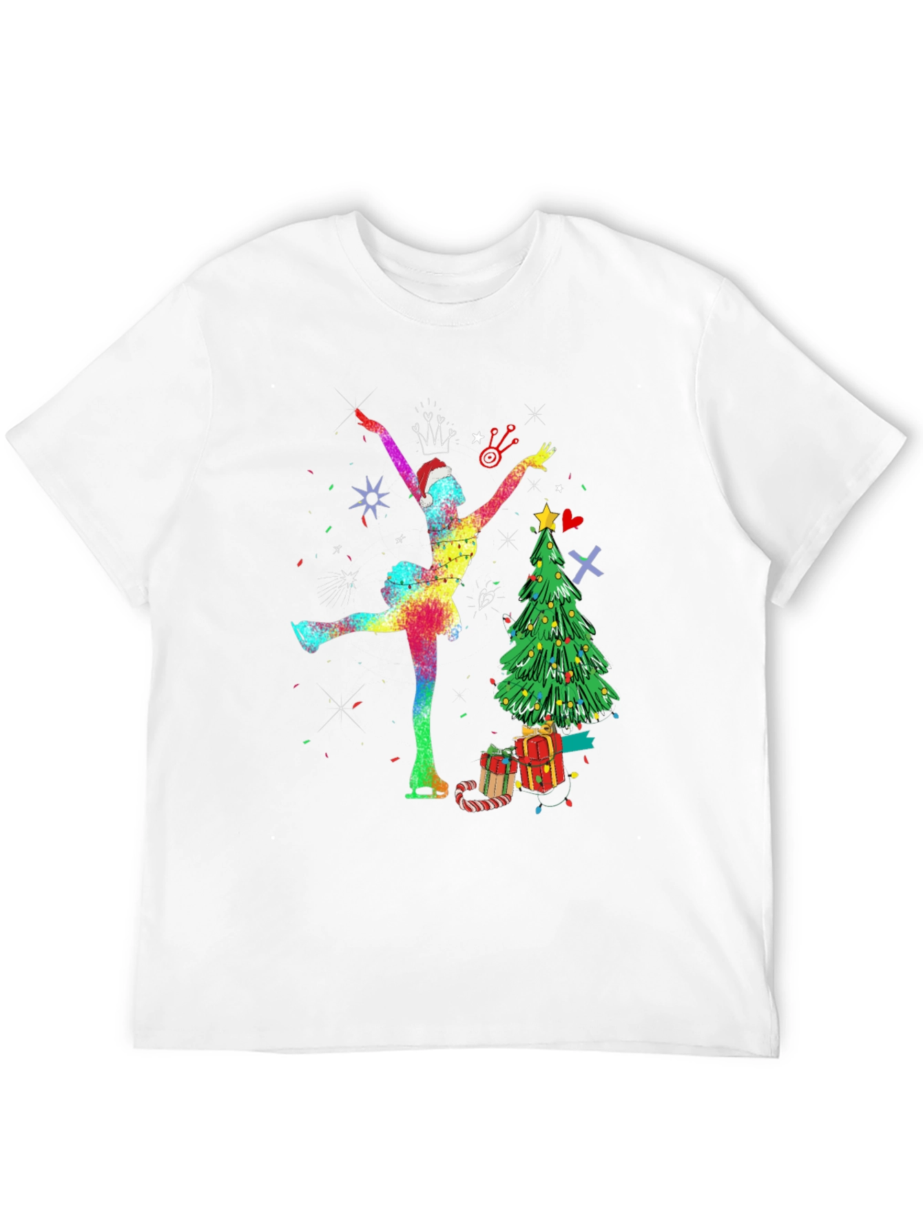 Christmas Skater Graphic Tee