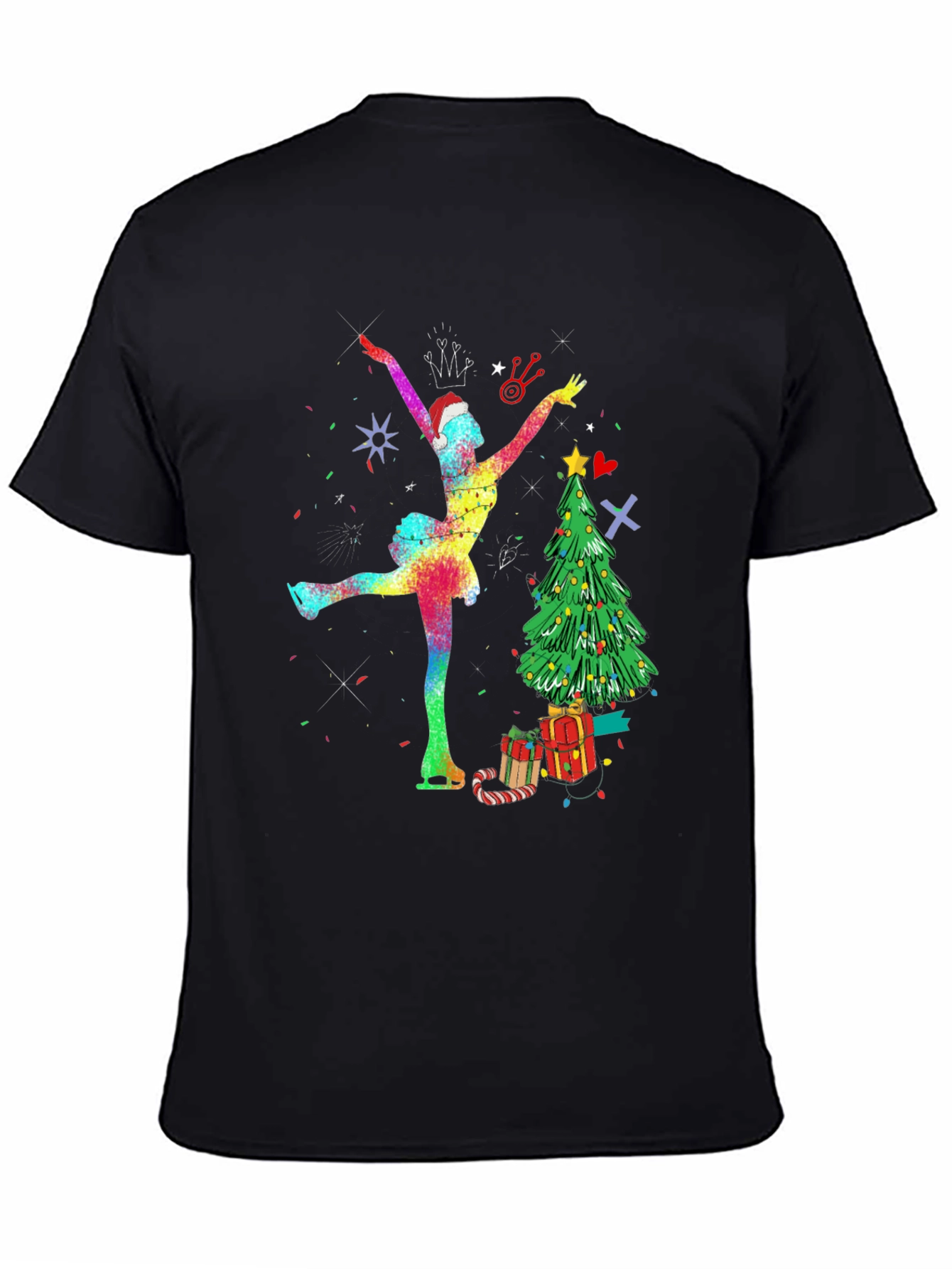Christmas Skater Graphic Tee