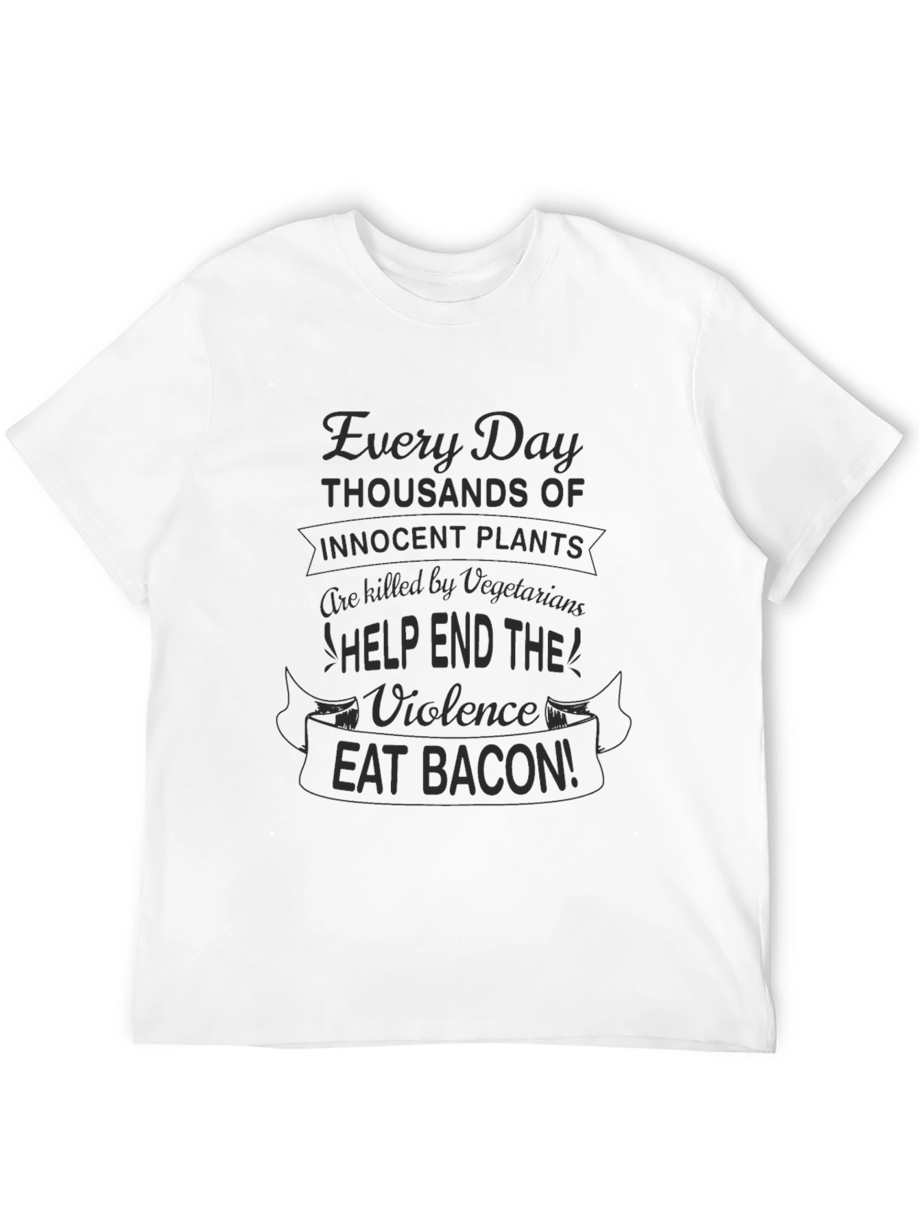 Eat Bacon Novelty T-Shirt