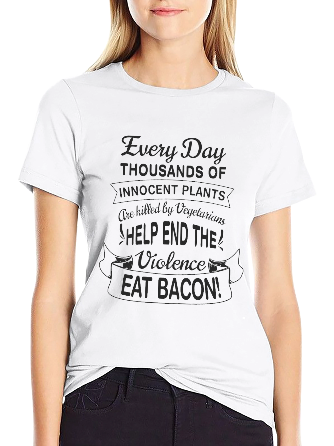 Eat Bacon Novelty T-Shirt