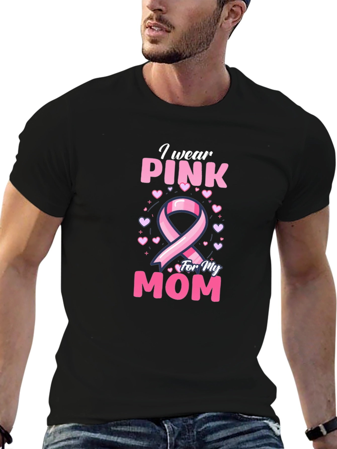 Pink Ribbon Breast Cancer Awareness T-Shirt