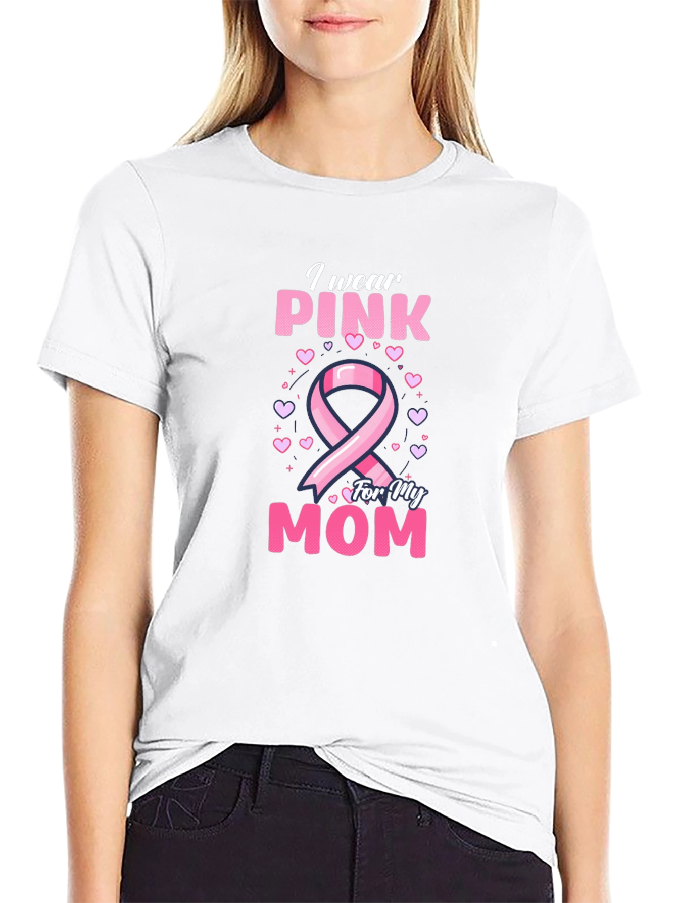 Pink Ribbon Breast Cancer Awareness T-Shirt