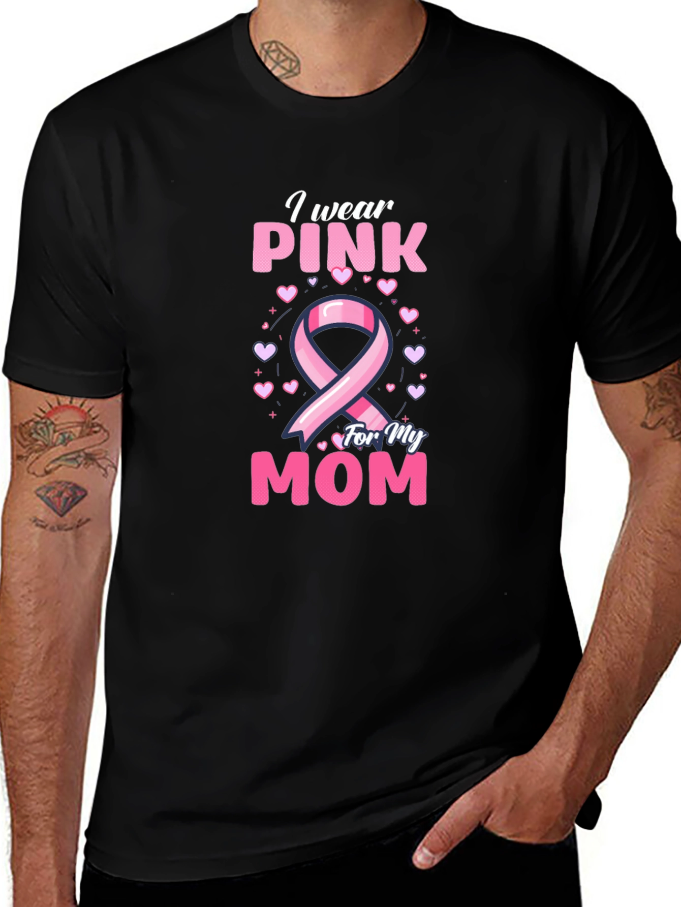 Pink Ribbon Breast Cancer Awareness T-Shirt