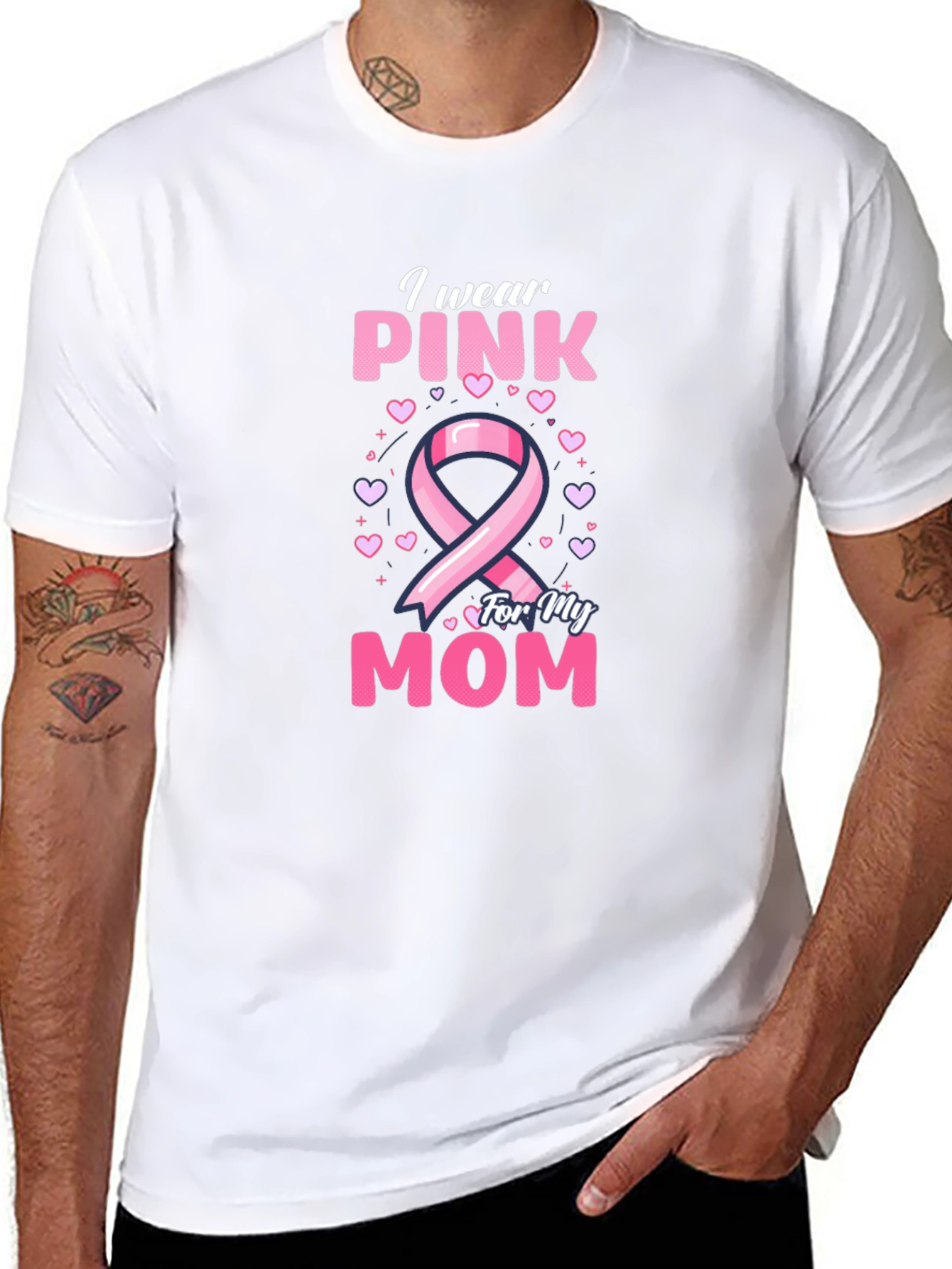 Pink Ribbon Breast Cancer Awareness T-Shirt