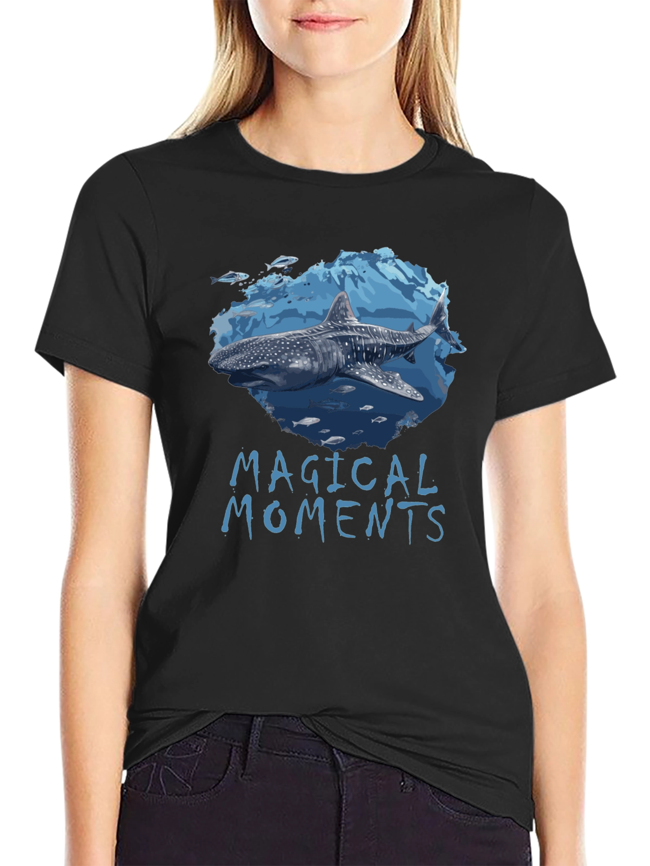 Magical Moments Whale Shark Graphic T-Shirt