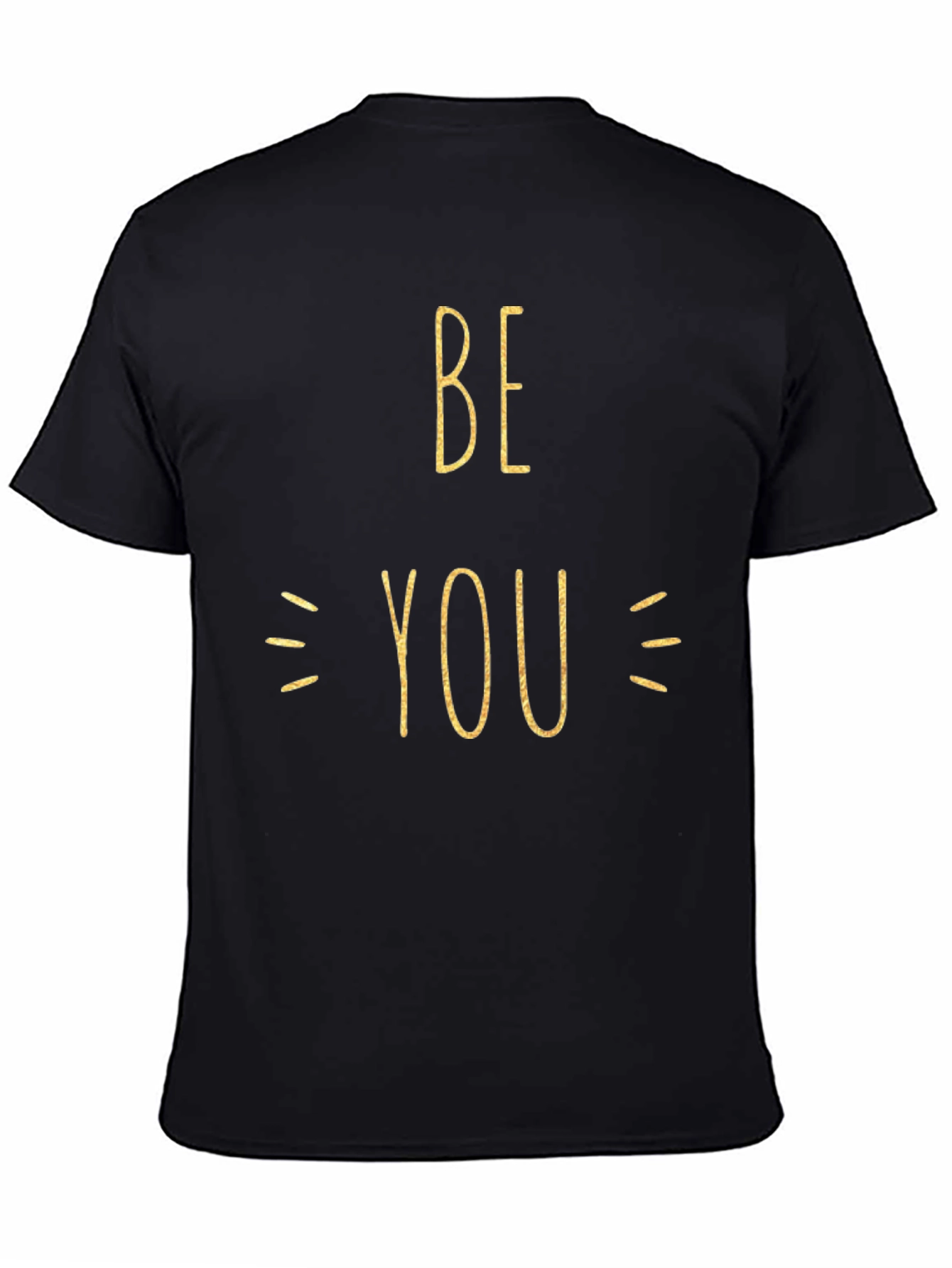 Be You Graphic Print Crew Neck T-Shirt