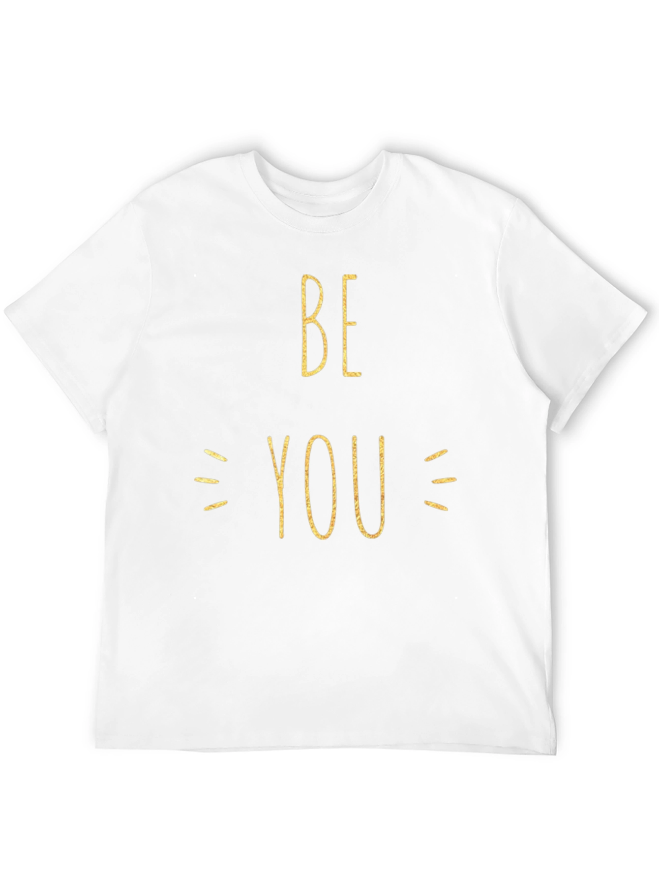 Be You Graphic Print Crew Neck T-Shirt