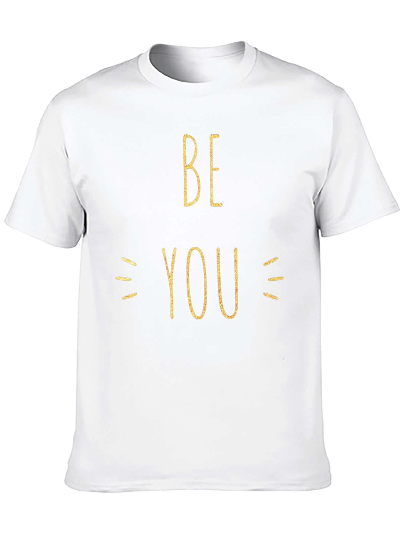 Be You Graphic Print Crew Neck T-Shirt