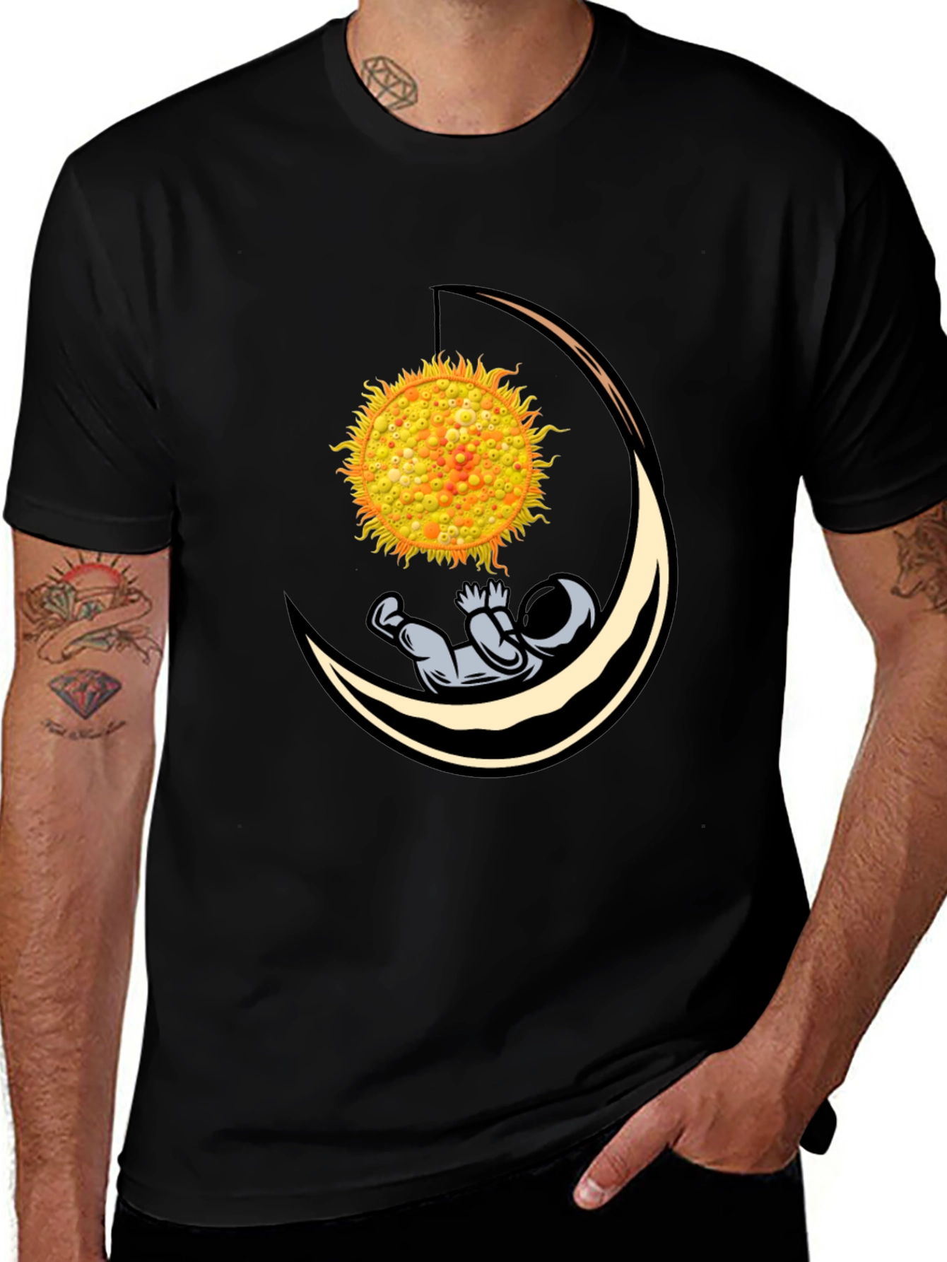 Astronaut Moon Hammock Graphic Tee