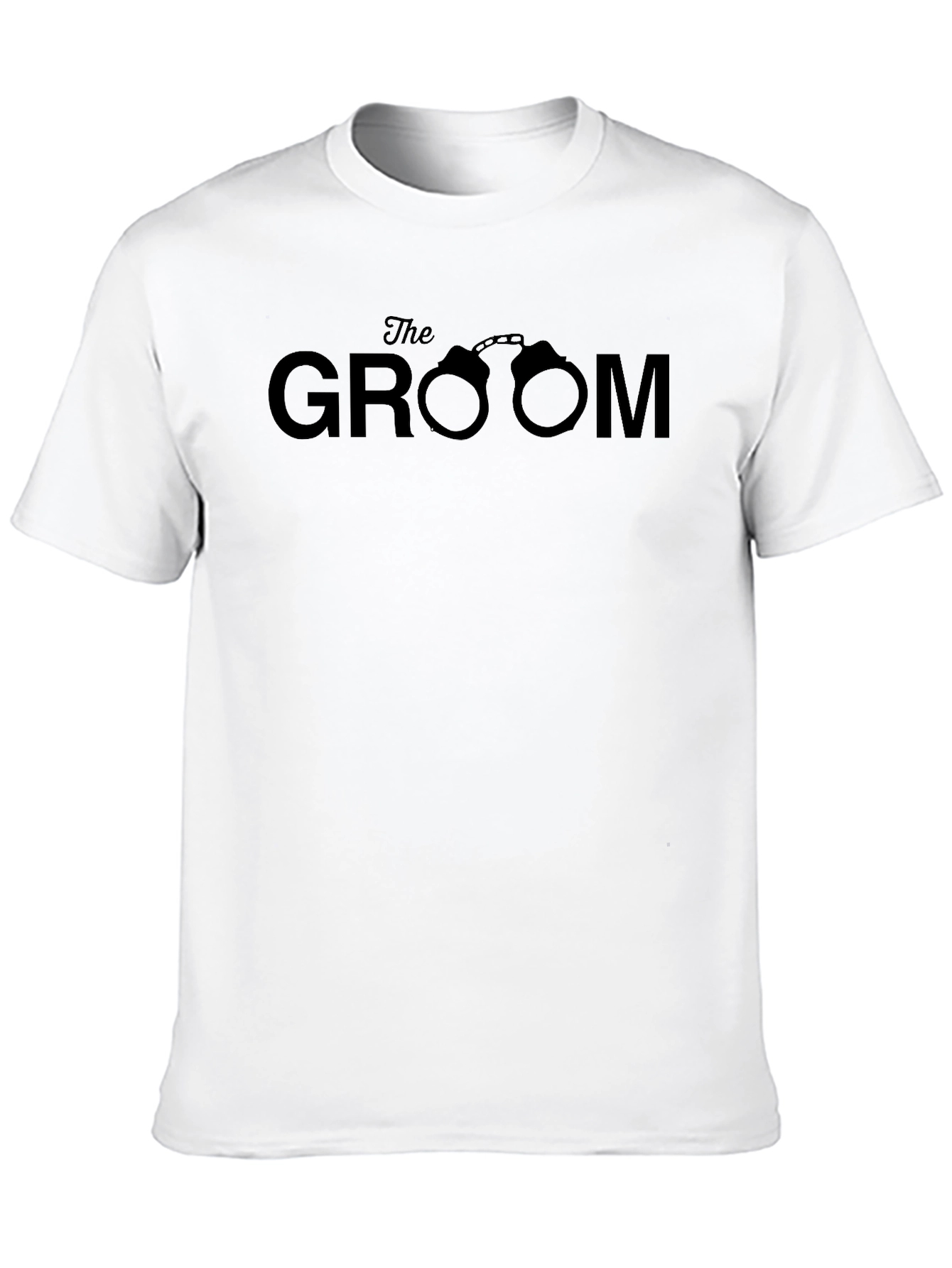Groom Handcuffs Graphic T-Shirt - Bachelor Party Tee
