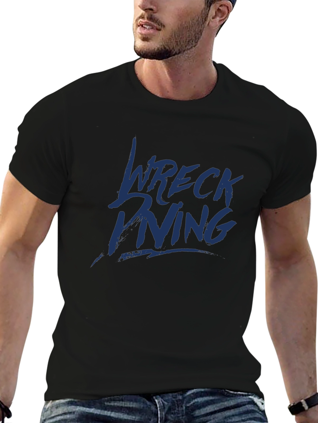 Wreck Diving Graphic T-Shirt - Casual Black Tee