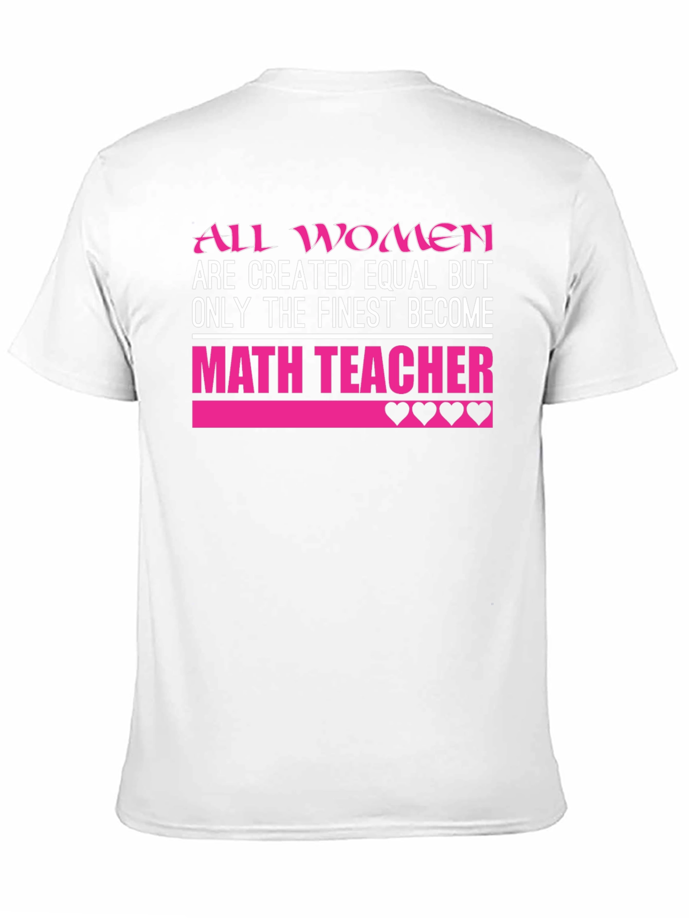 Finest Math Teacher Womens T-Shirt