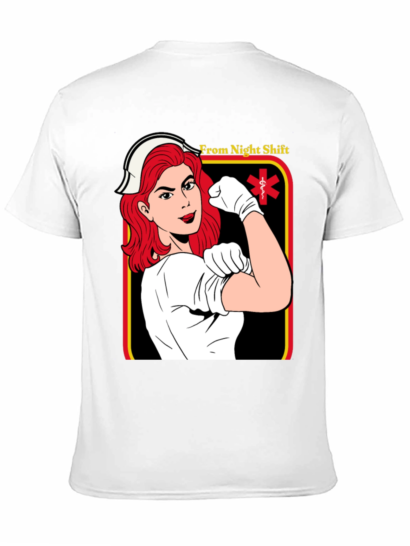 Night Shift Nurse T-Shirt - Empowered Hero