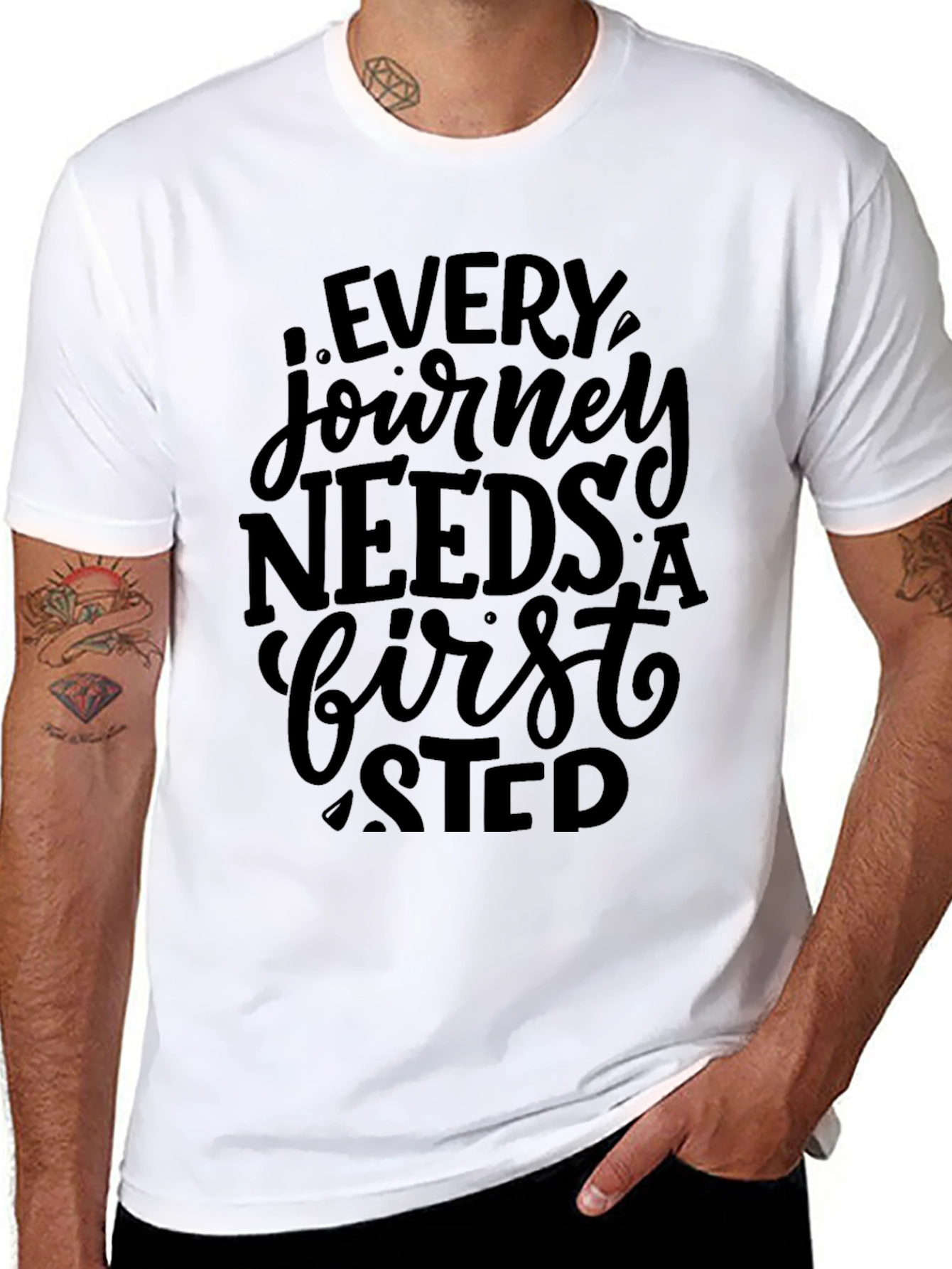 Inspirational Journey Black T-Shirt
