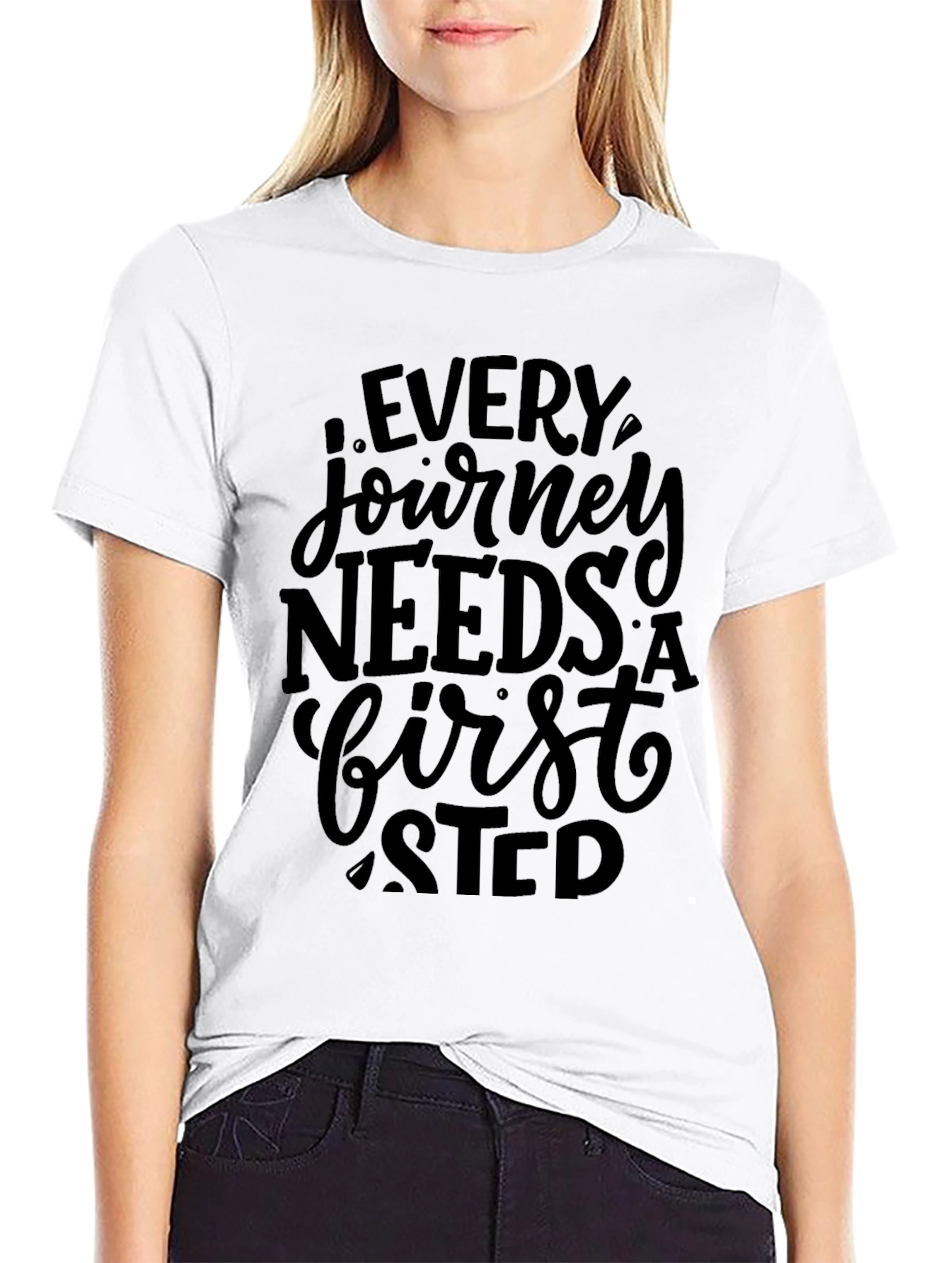 Inspirational Journey Black T-Shirt