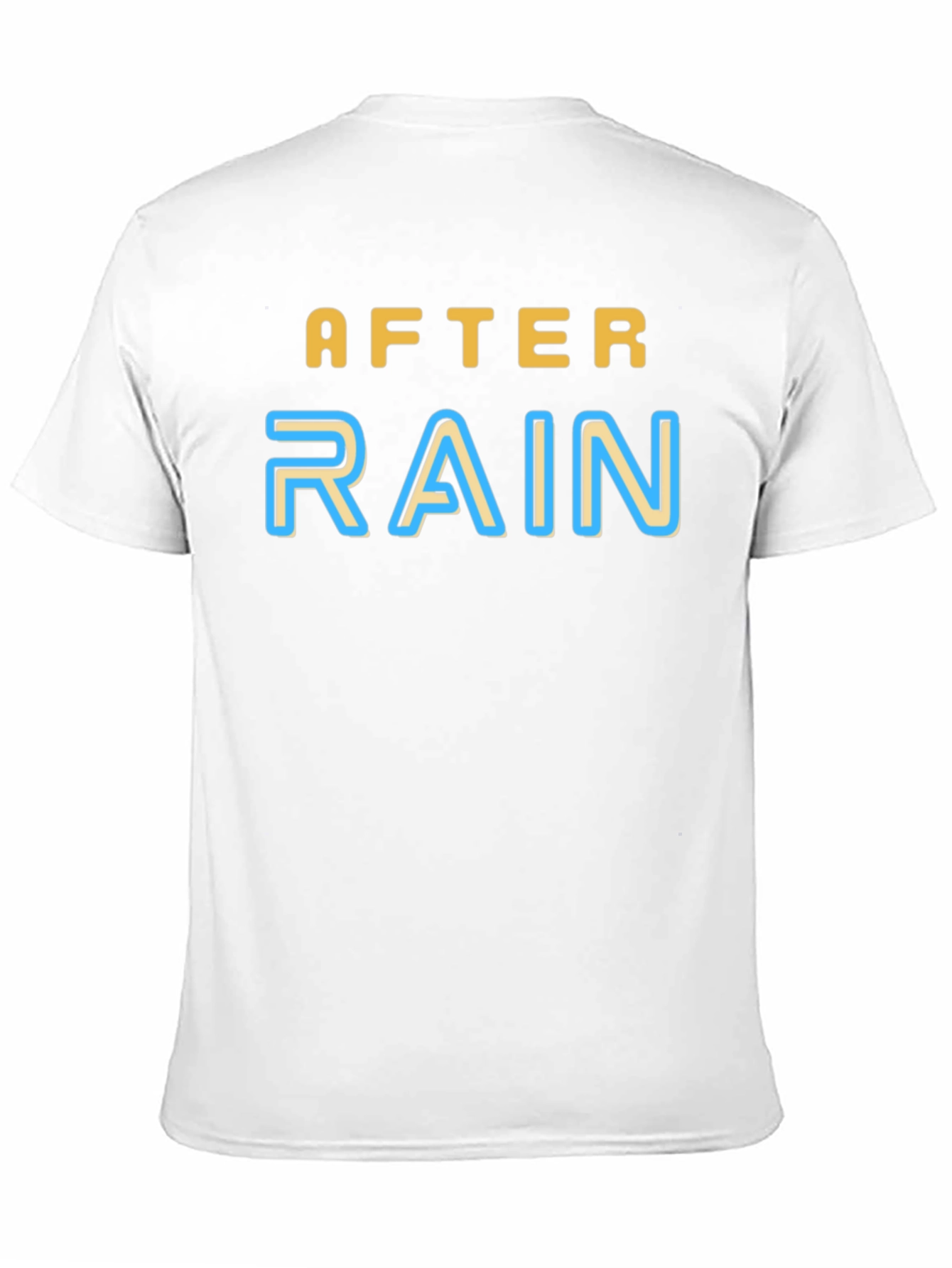 After Rain Graphic Tee - Soft Black T-Shirt