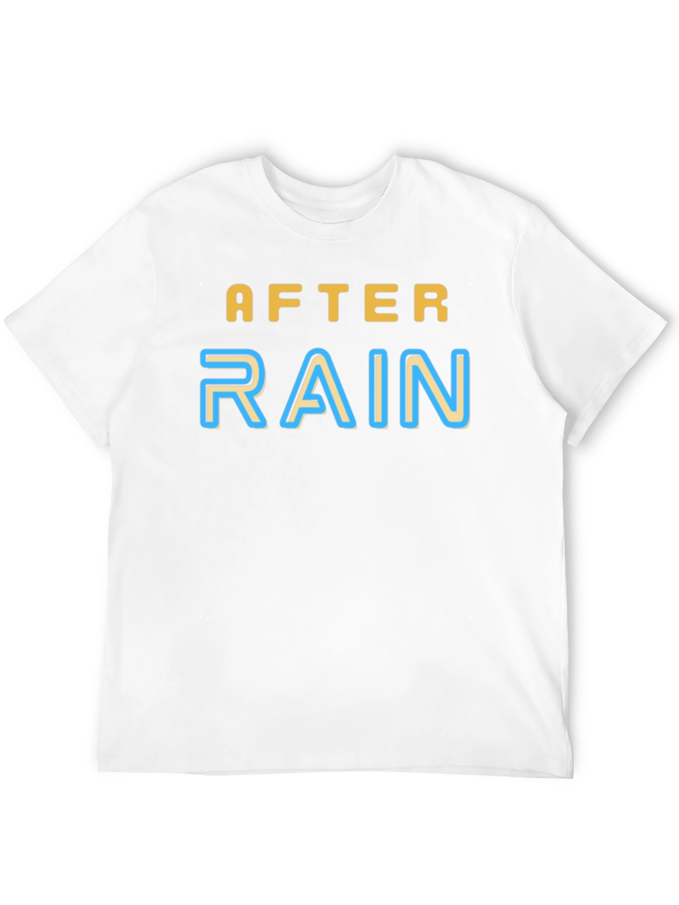 After Rain Graphic Tee - Soft Black T-Shirt