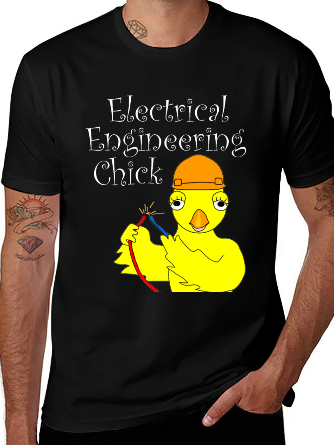 Electrical Engineering Chick Graphic T-Shirt