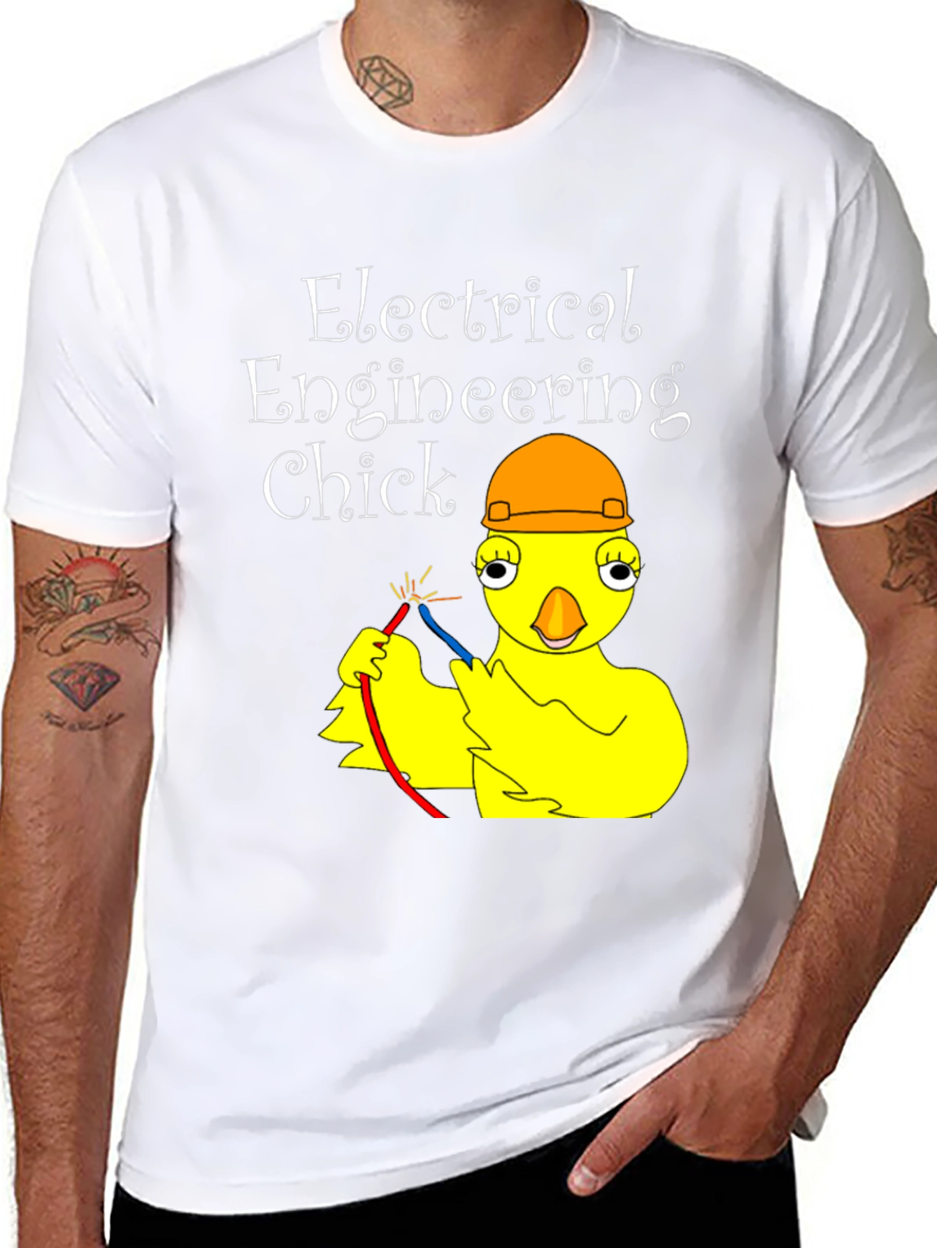 Electrical Engineering Chick Graphic T-Shirt
