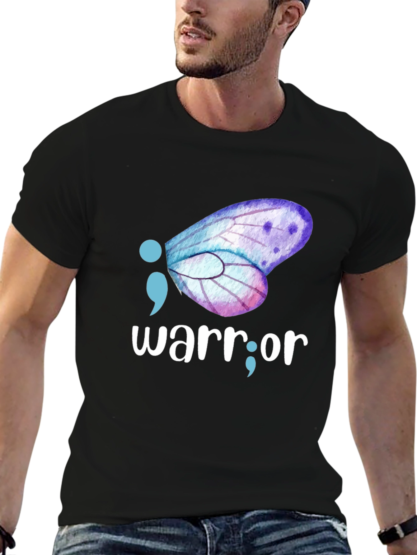 Warrior Semciolon Butterfly Graphic Tee