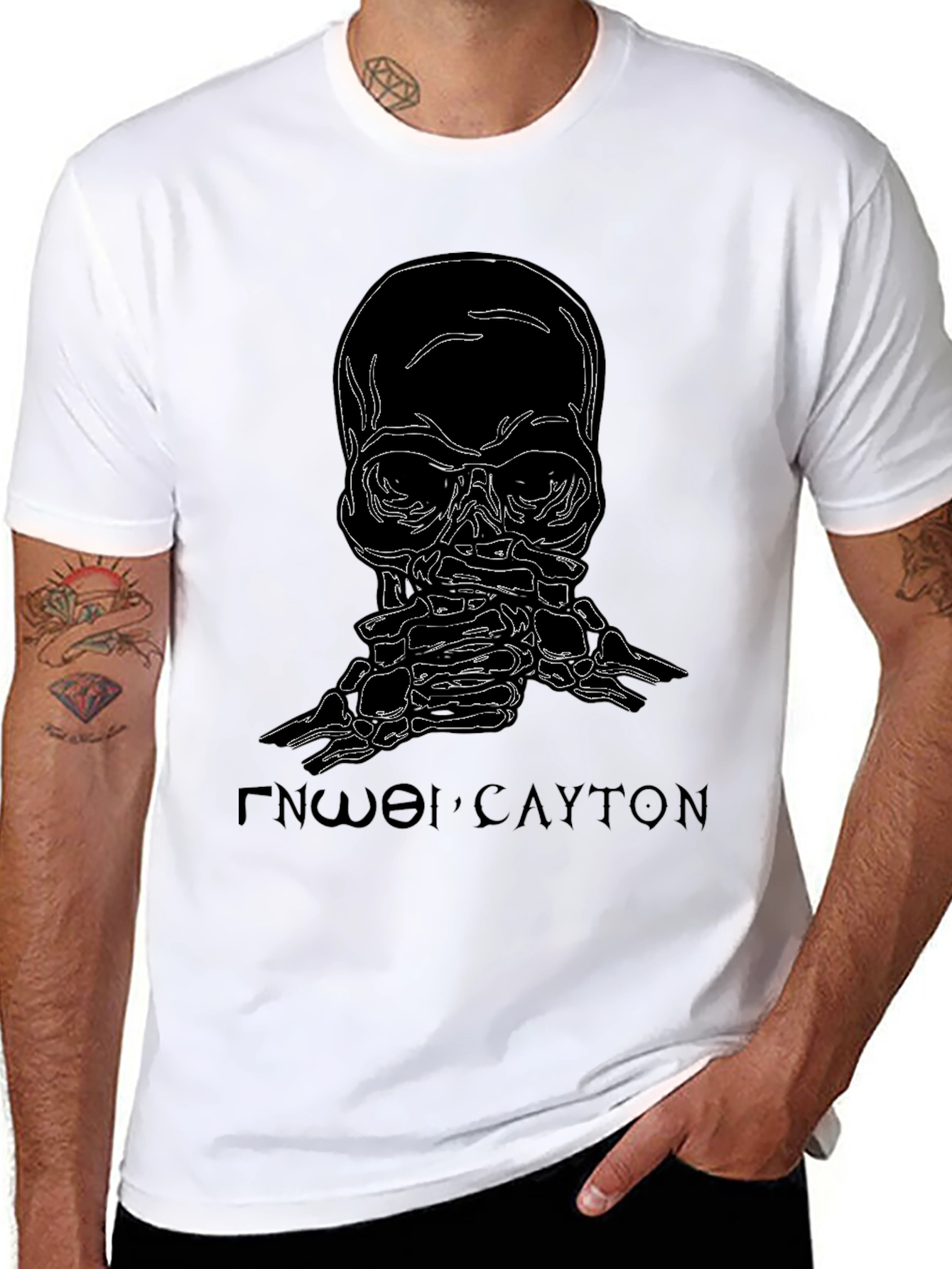 Skull & Bones Graphic Print T-Shirt