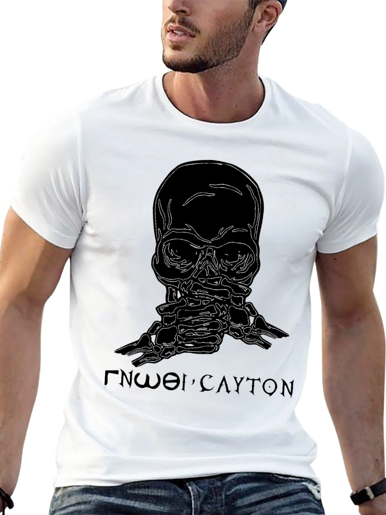 Skull & Bones Graphic Print T-Shirt