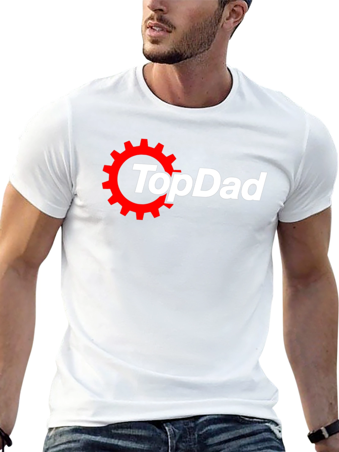 Top Dad Gearhead Tee - Black Short Sleeve