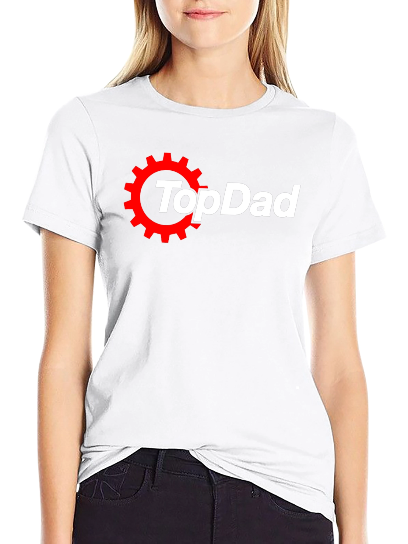 Top Dad Gearhead Tee - Black Short Sleeve