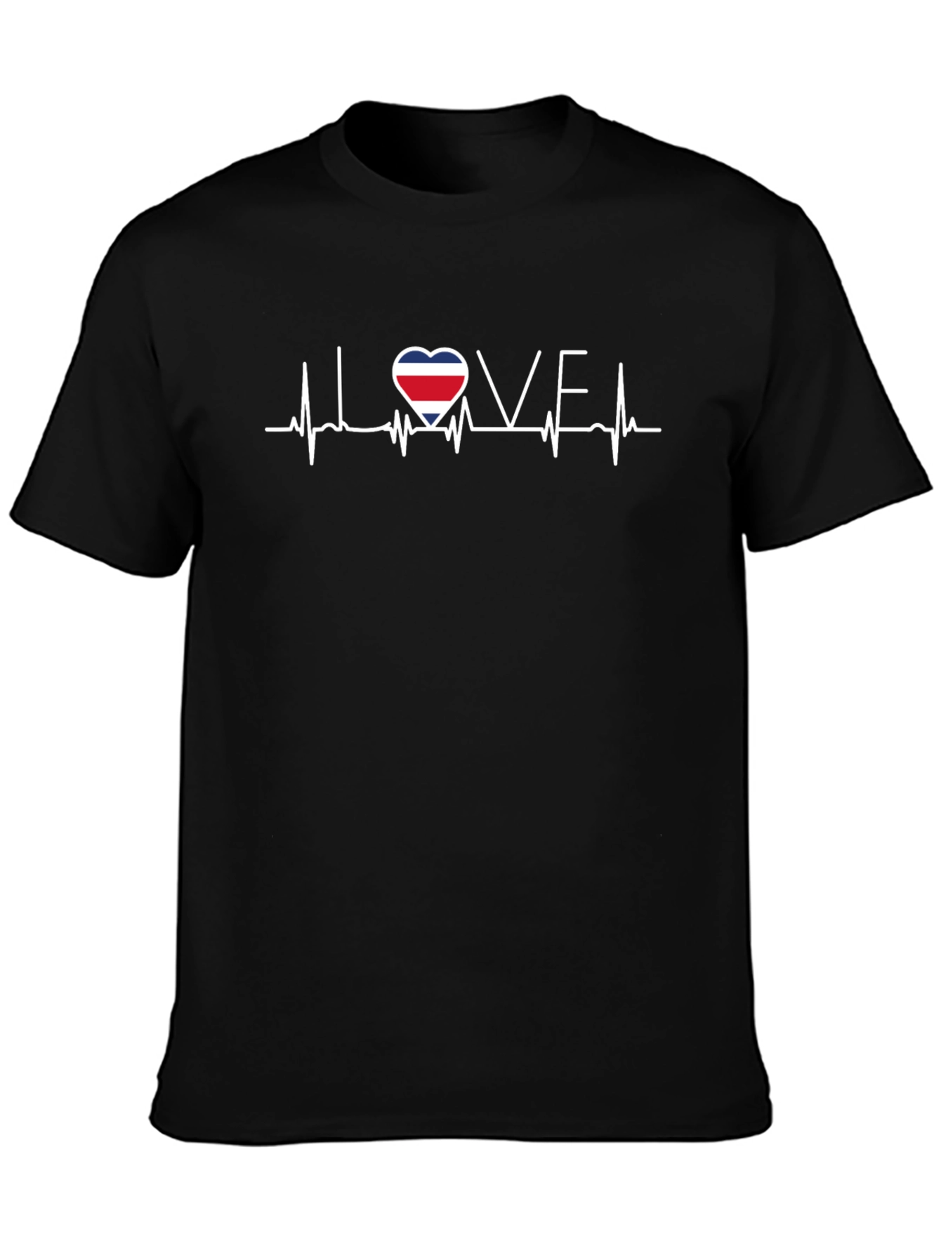 Costa Rica Heartbeat T-Shirt - Love Costa Rica Tee