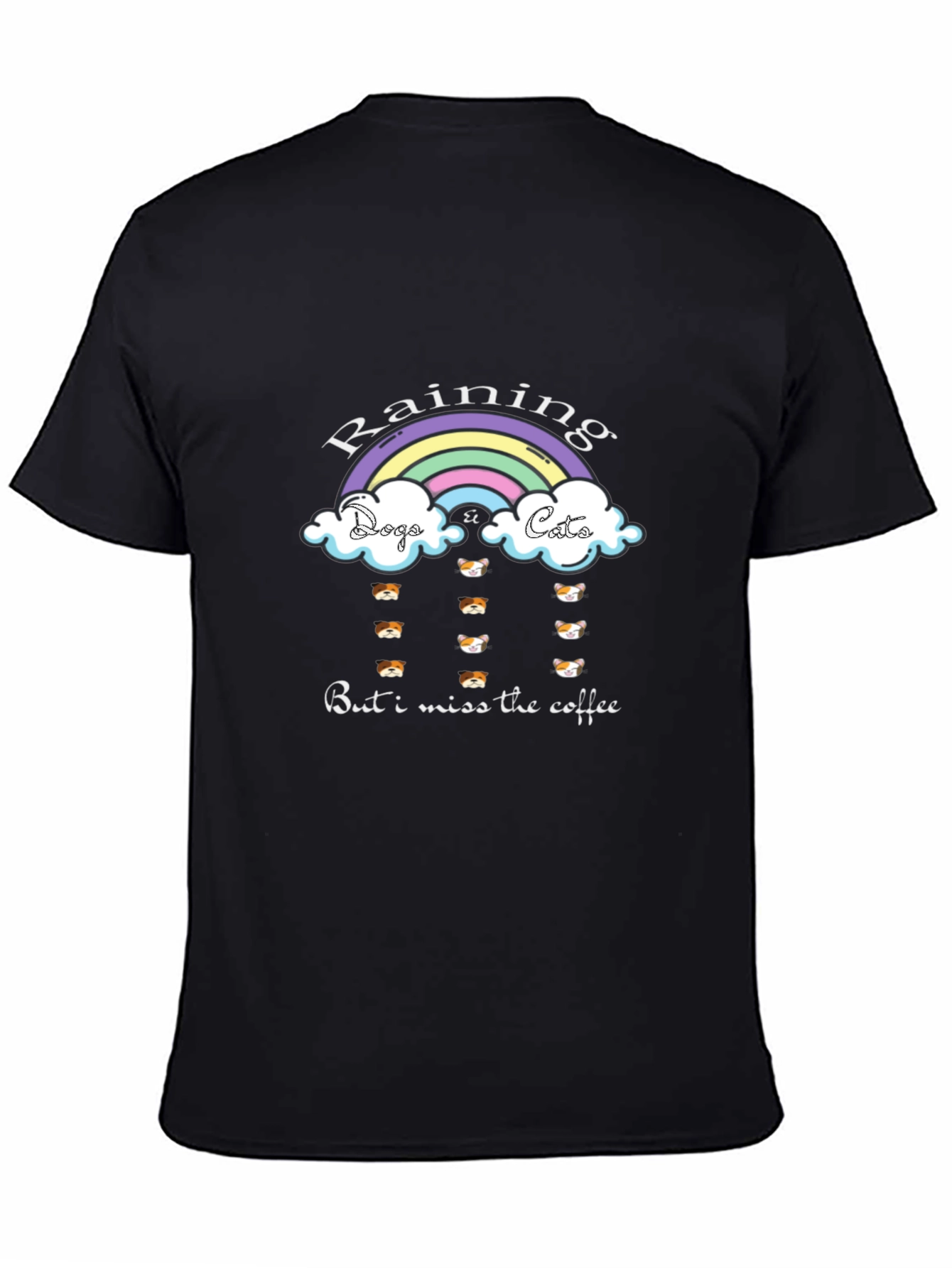 Raining Dogs Cats Funny T-Shirt