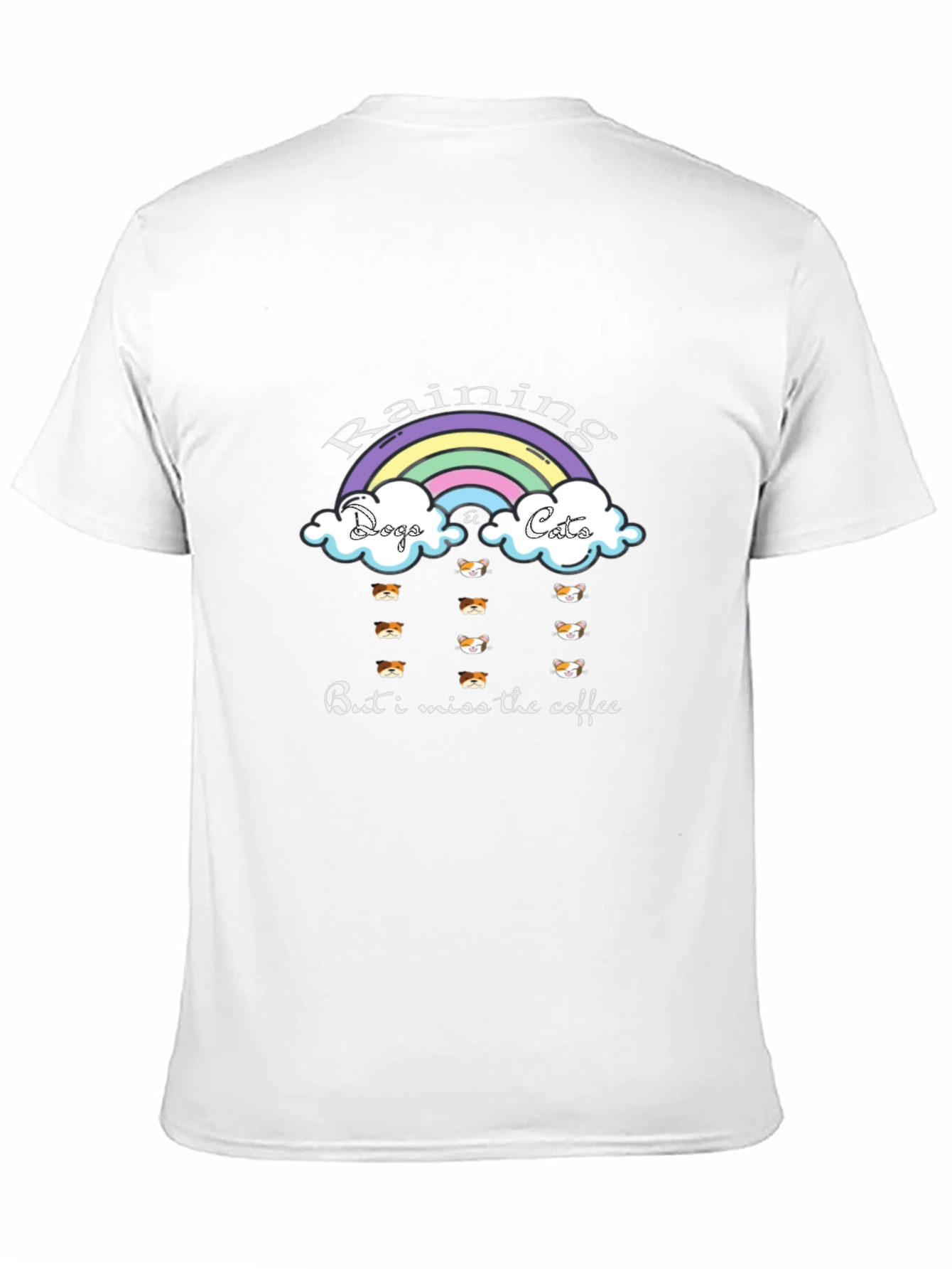 Raining Dogs Cats Funny T-Shirt