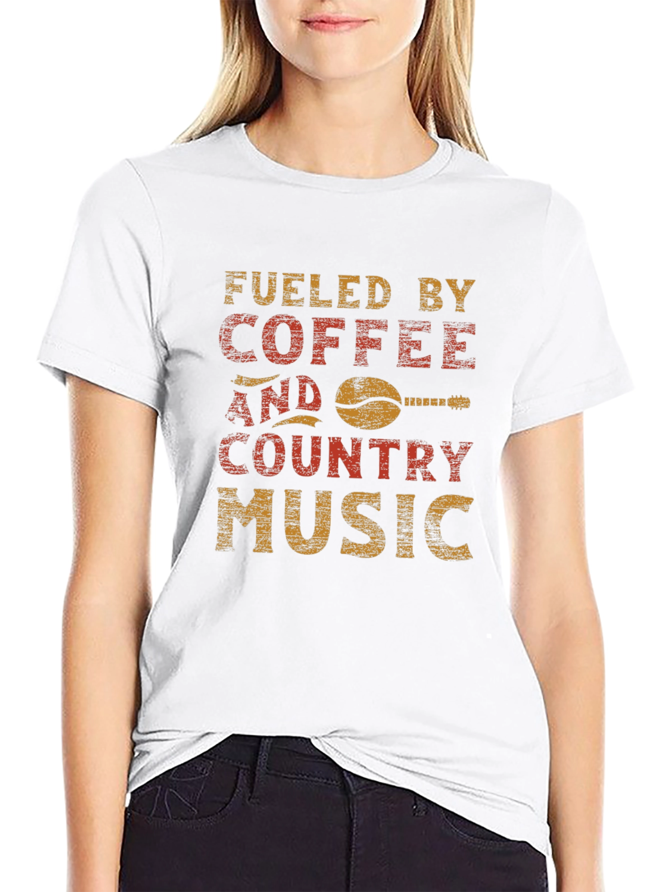 Fueled by Coffee and Country Music T-Shirt