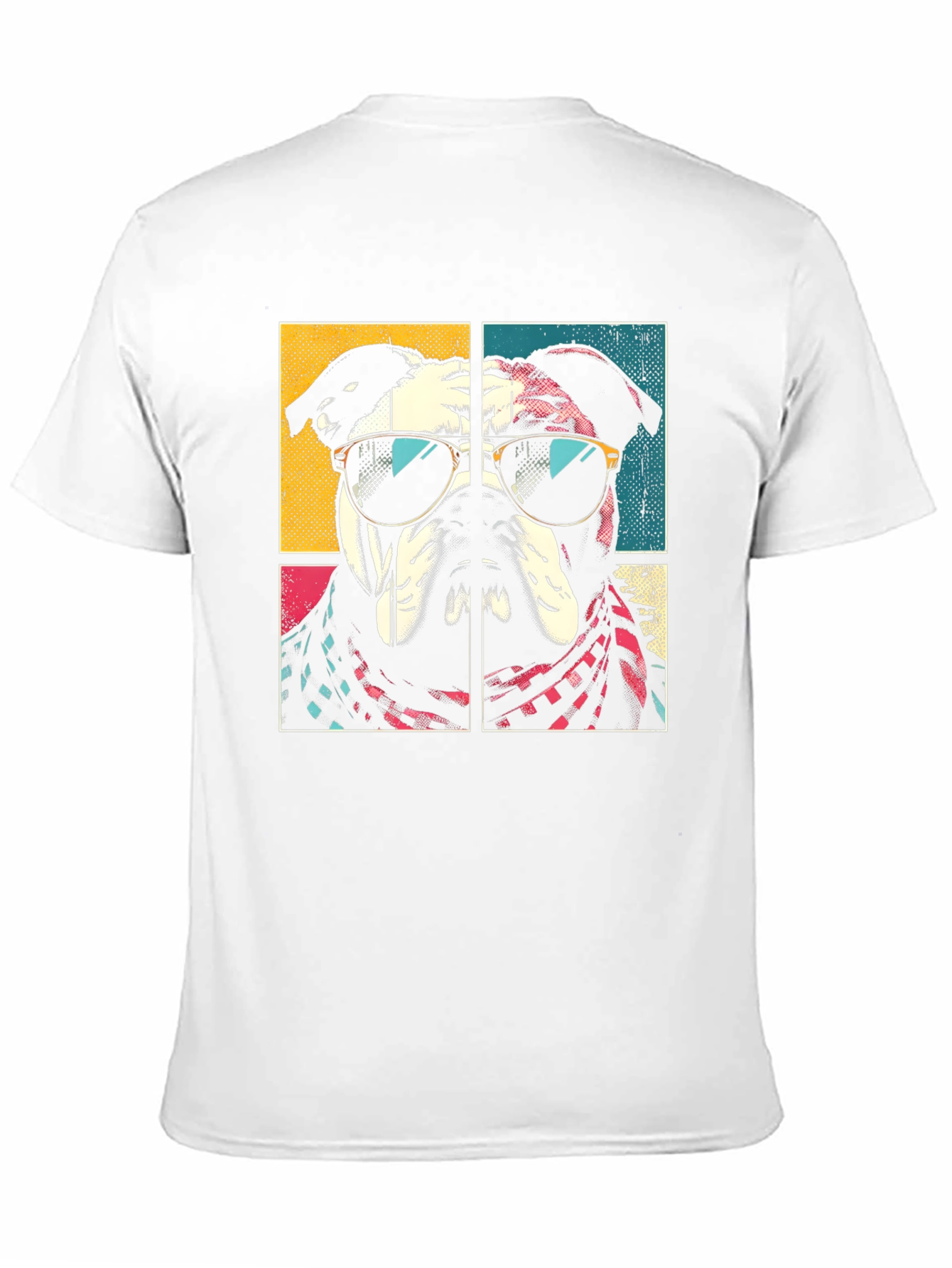 Cool Bulldog Graphic Tee - Mens Black T-Shirt