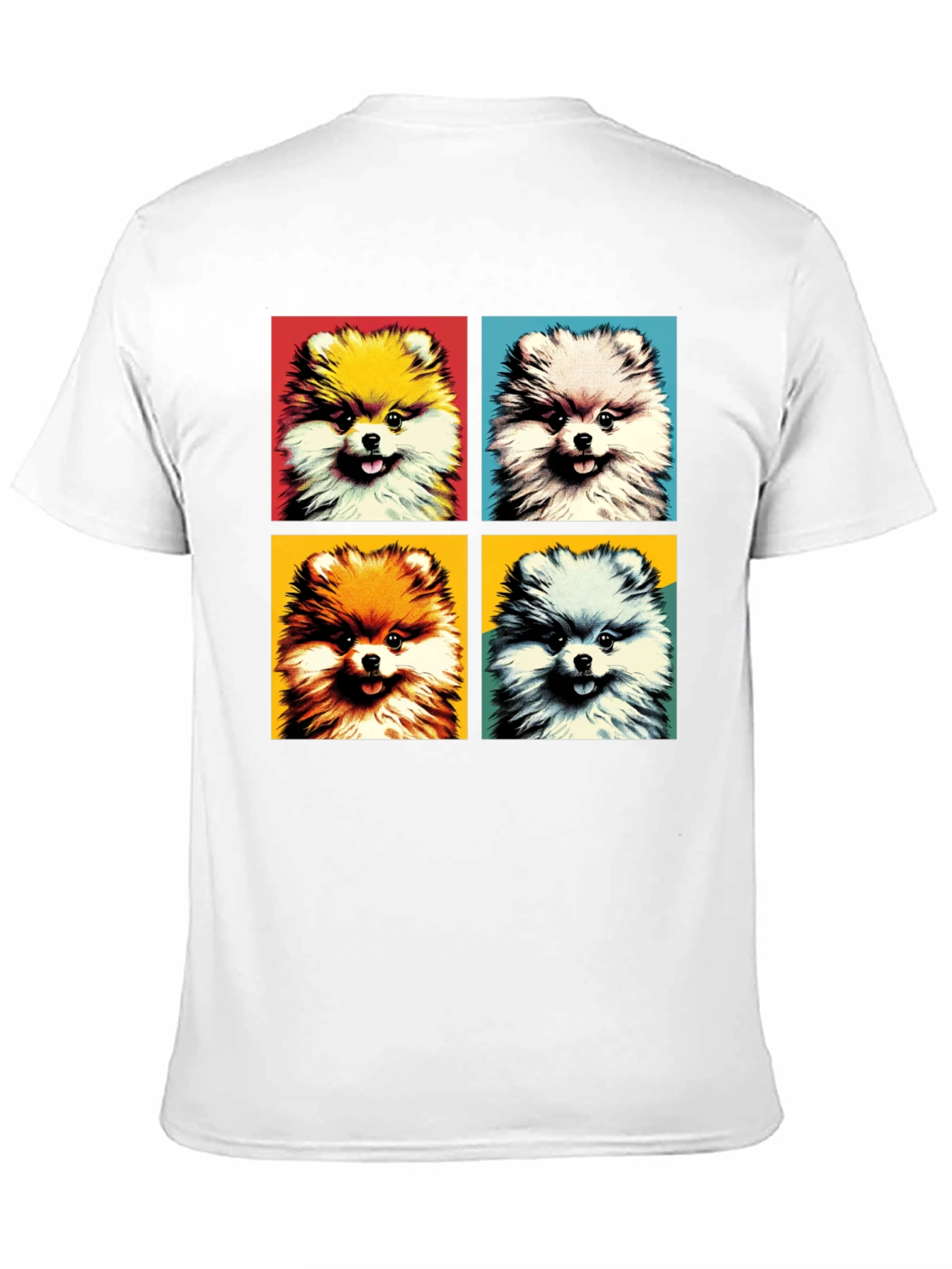 Pop Art Pomeranian Dog Graphic Tee