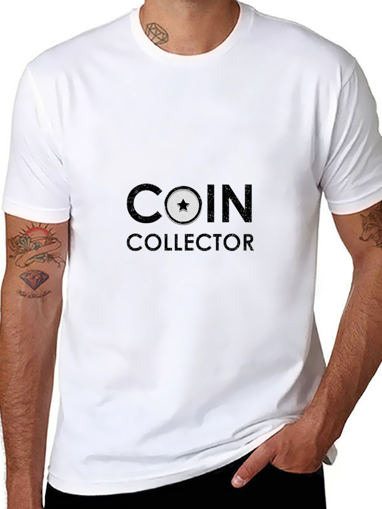 Coin Collector Black T-Shirt