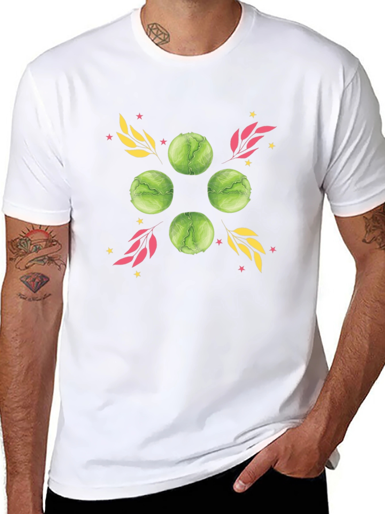 Brussels Sprouts T-Shirt - Fun Food Tee