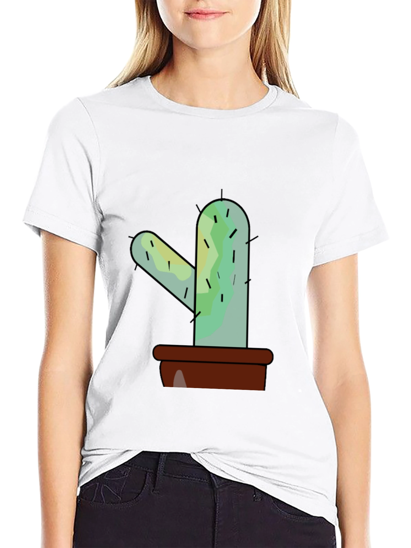 Cactus Graphic Tee - Trendy Unisex Style