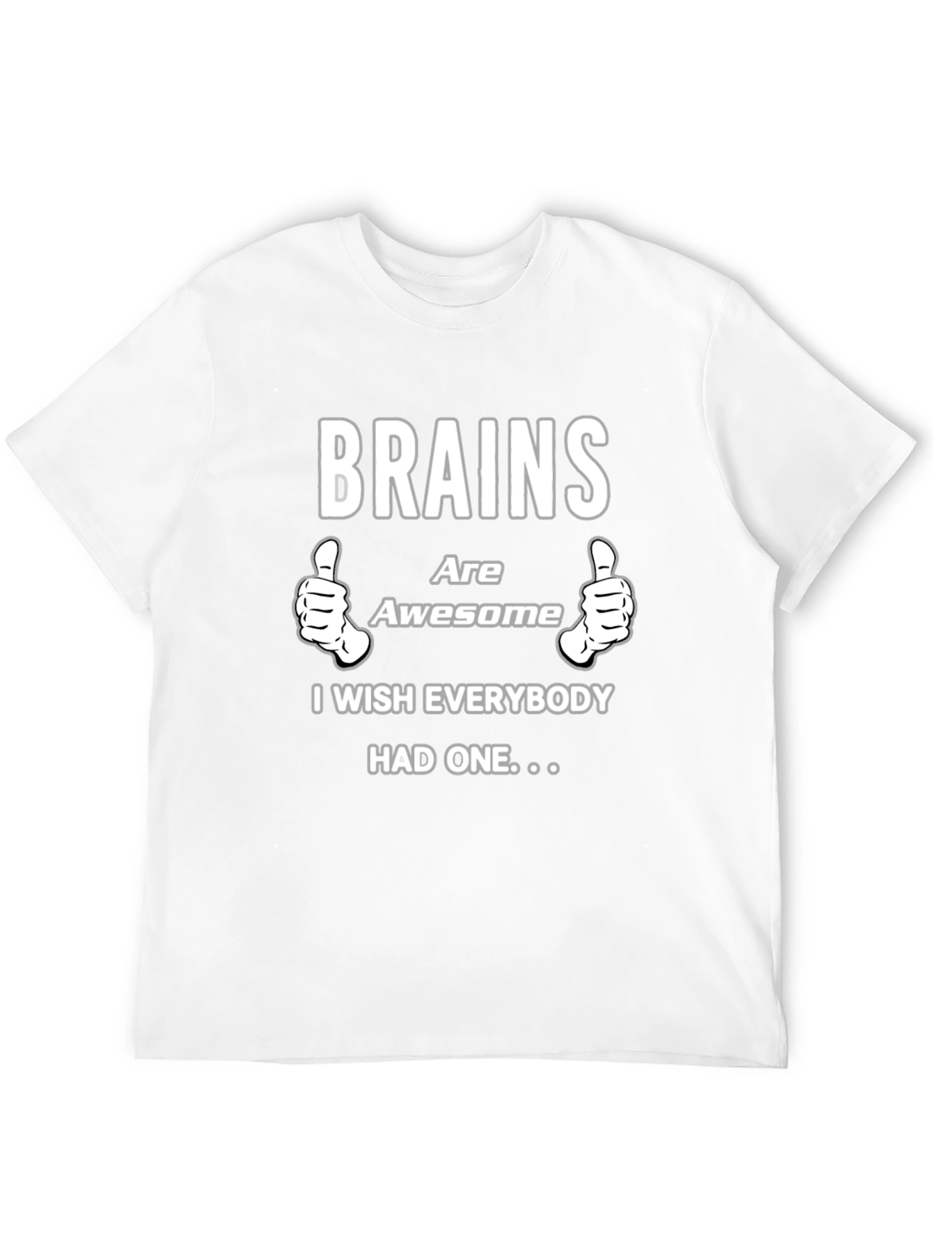 Brains Are Awesome Graphic T-Shirt