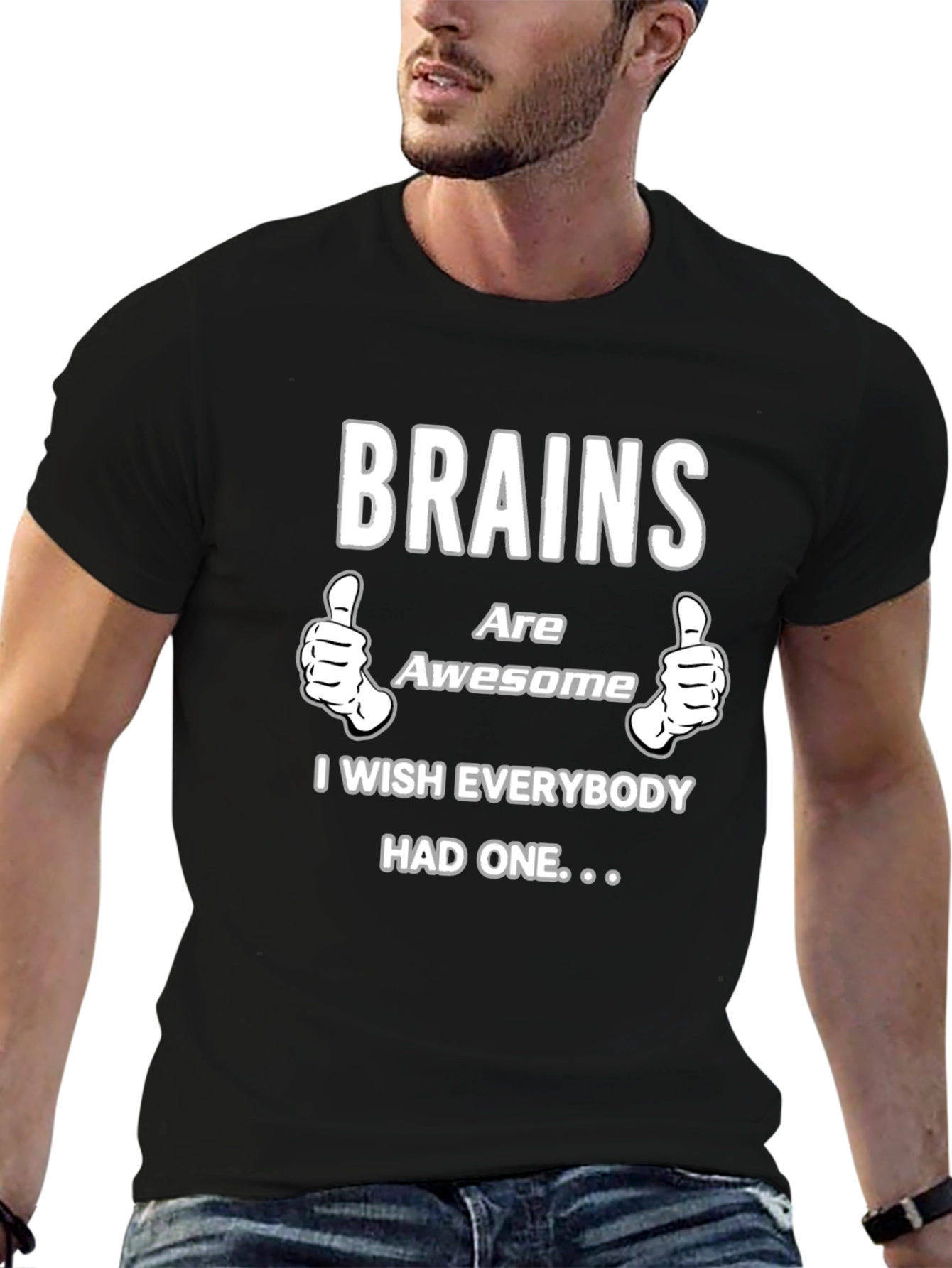 Brains Are Awesome Graphic T-Shirt