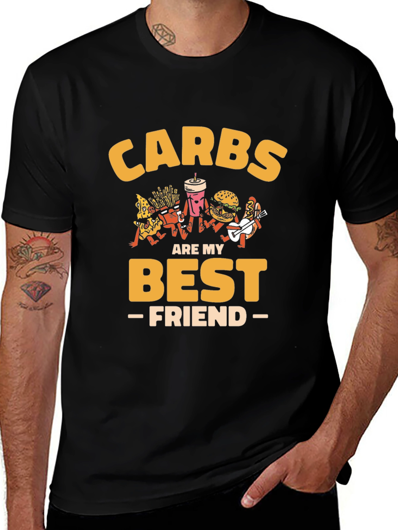 Carbs Are My Best Friend Graphic Tee
