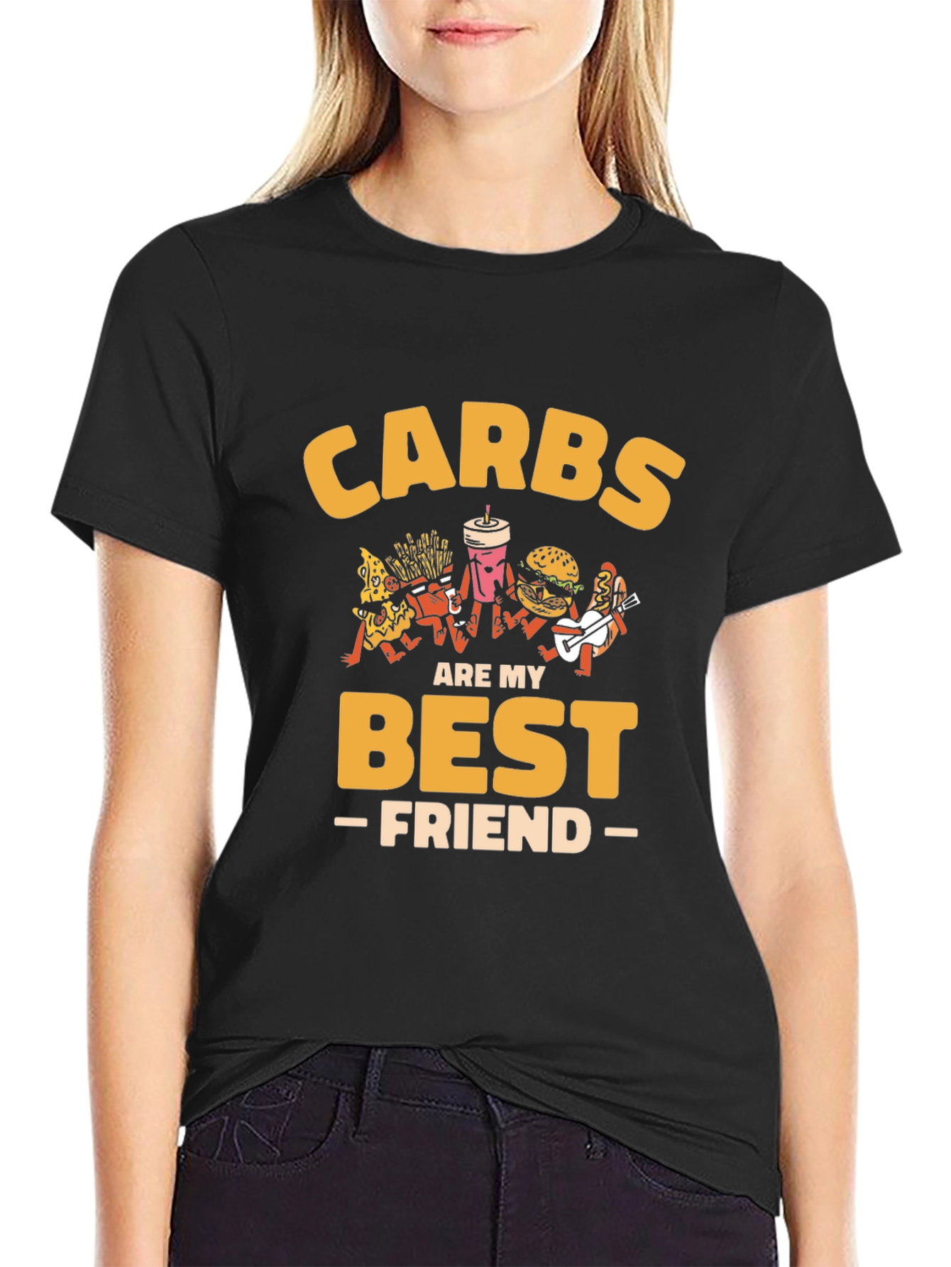 Carbs Are My Best Friend Graphic Tee