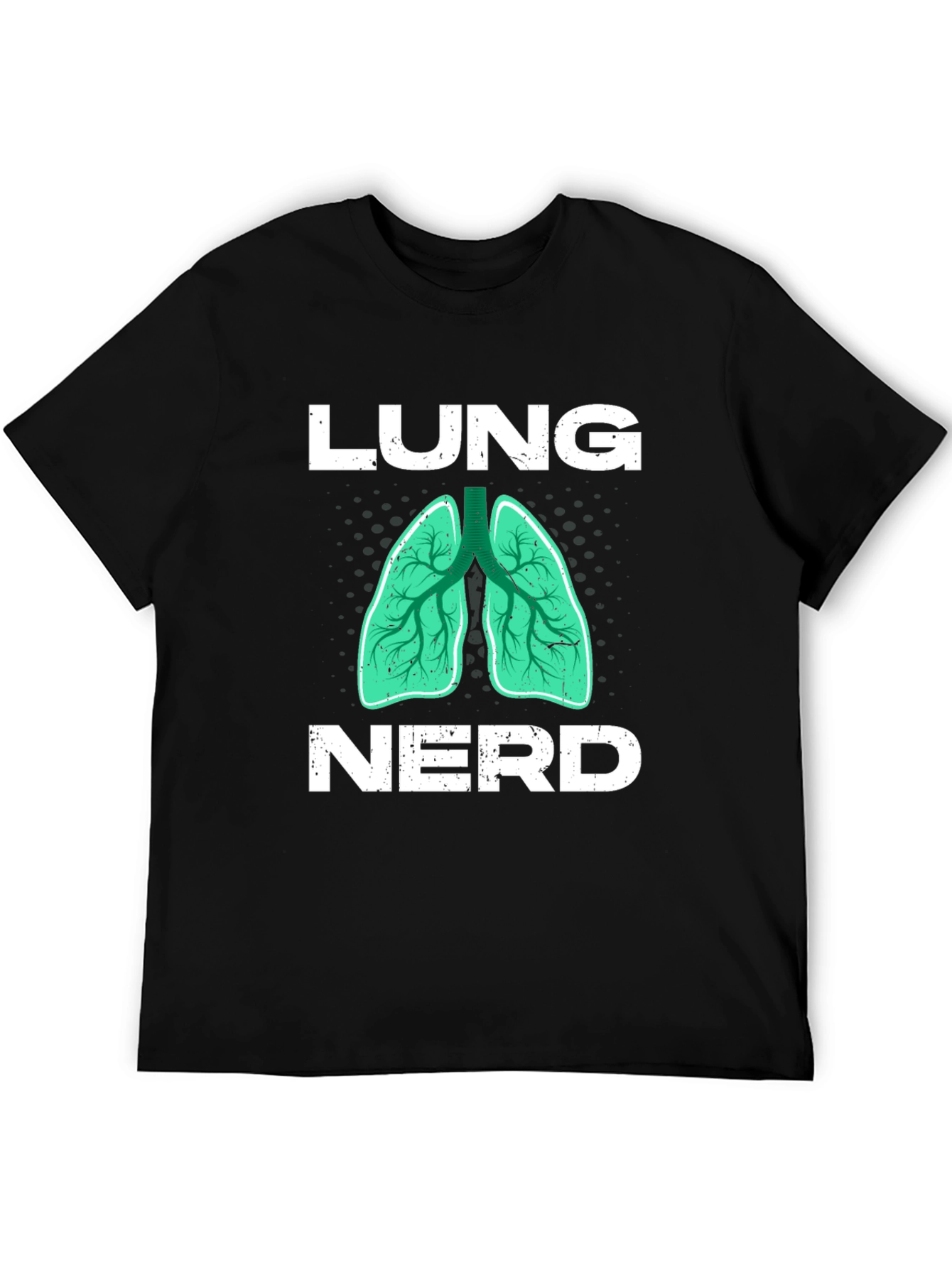 Lung Nerd T-Shirt Anatomy Graphic Tee
