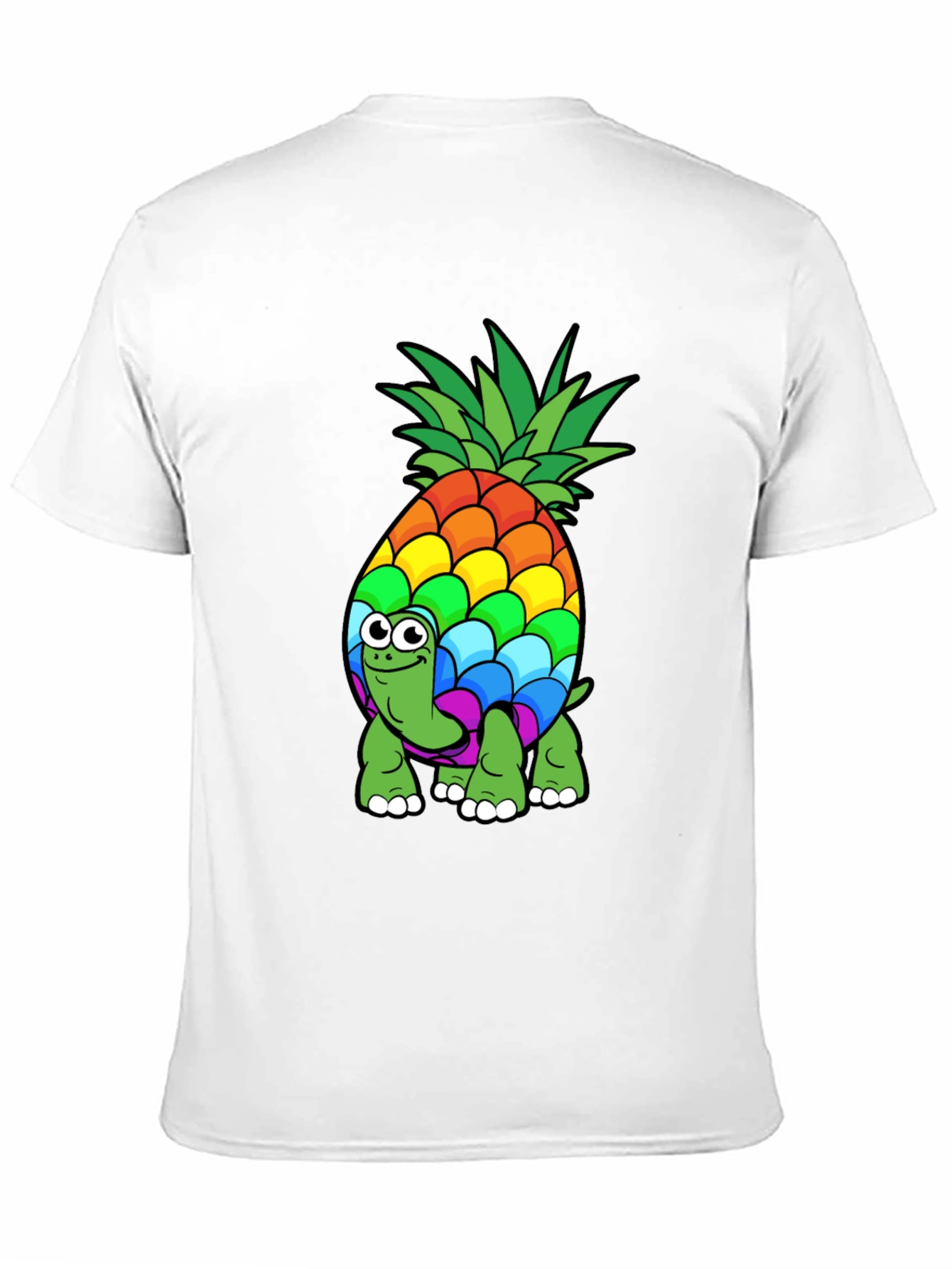 Rainbow Pineapple Turtle T-Shirt - Fun & Unique Design