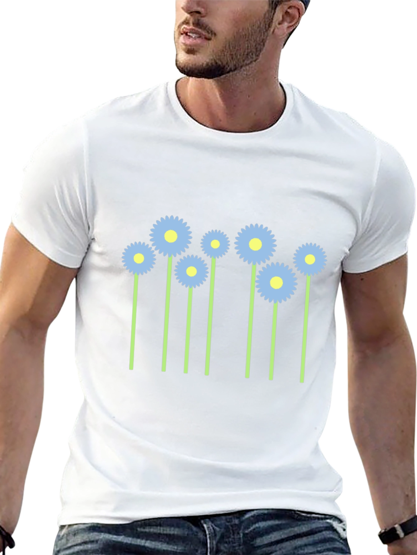 Floral Graphic Tee - Casual Style
