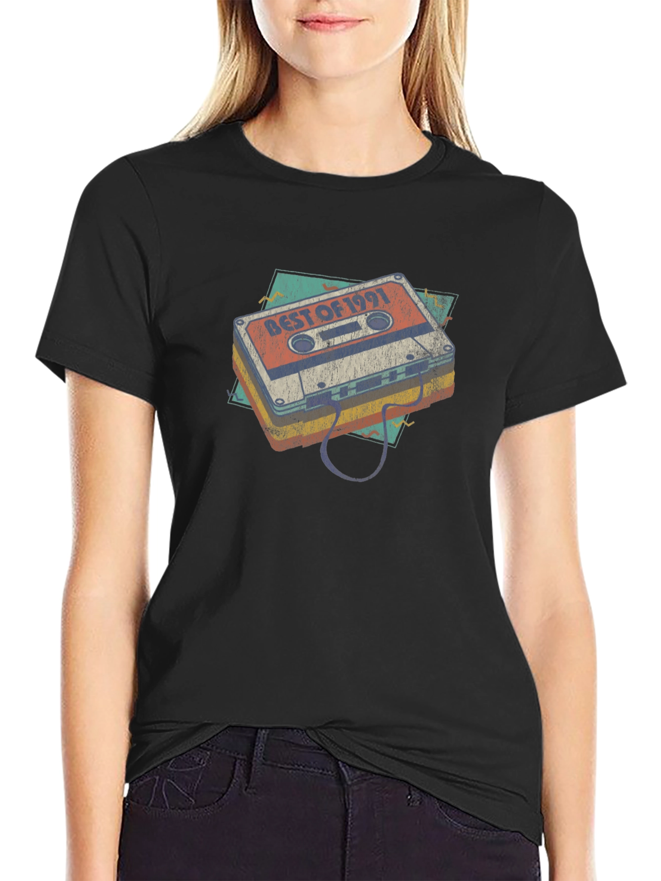Retro Cassette Tape Best of 1991 Graphic Tee