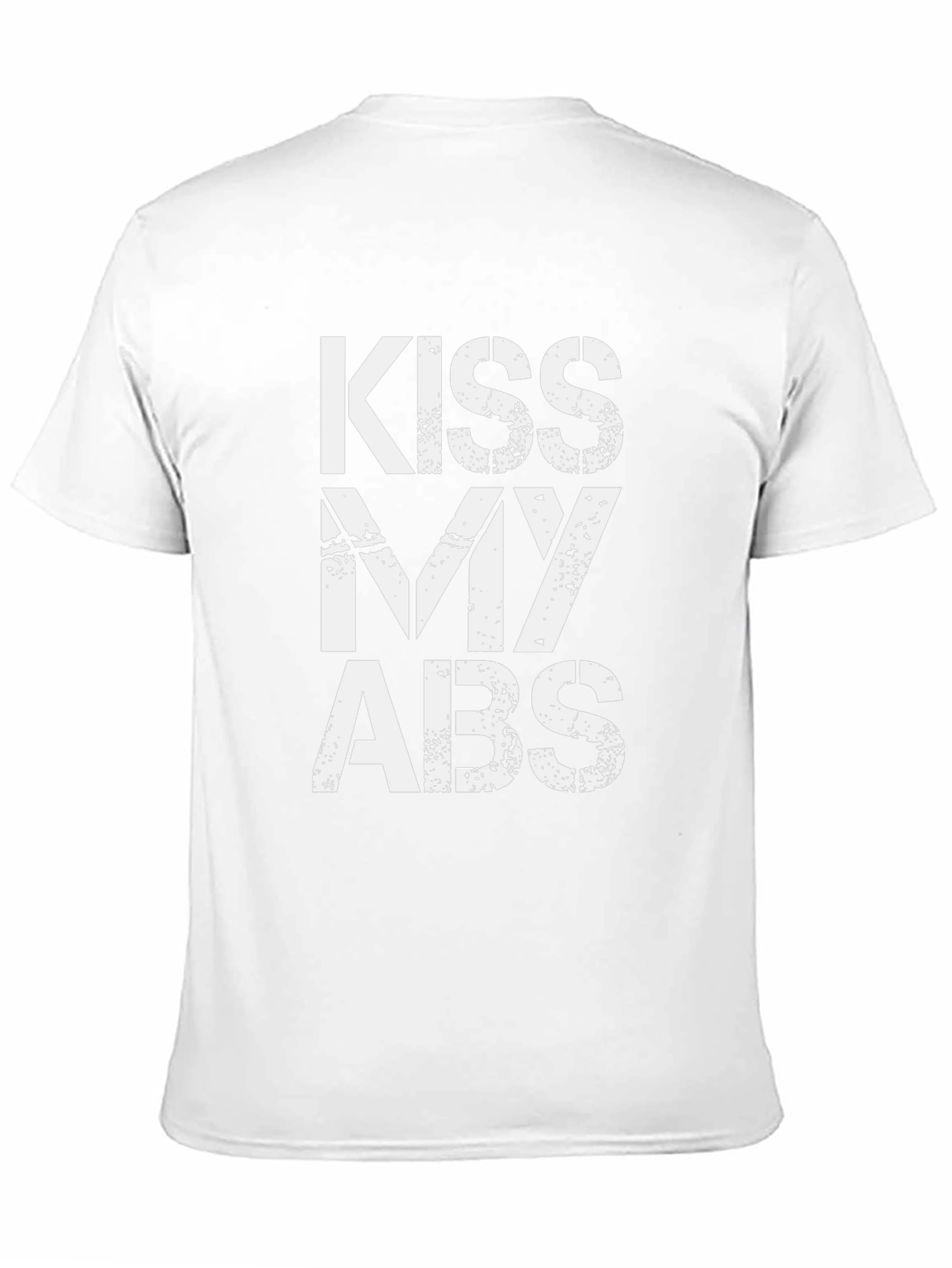 Kiss My Abs Graphic Tee - Black
