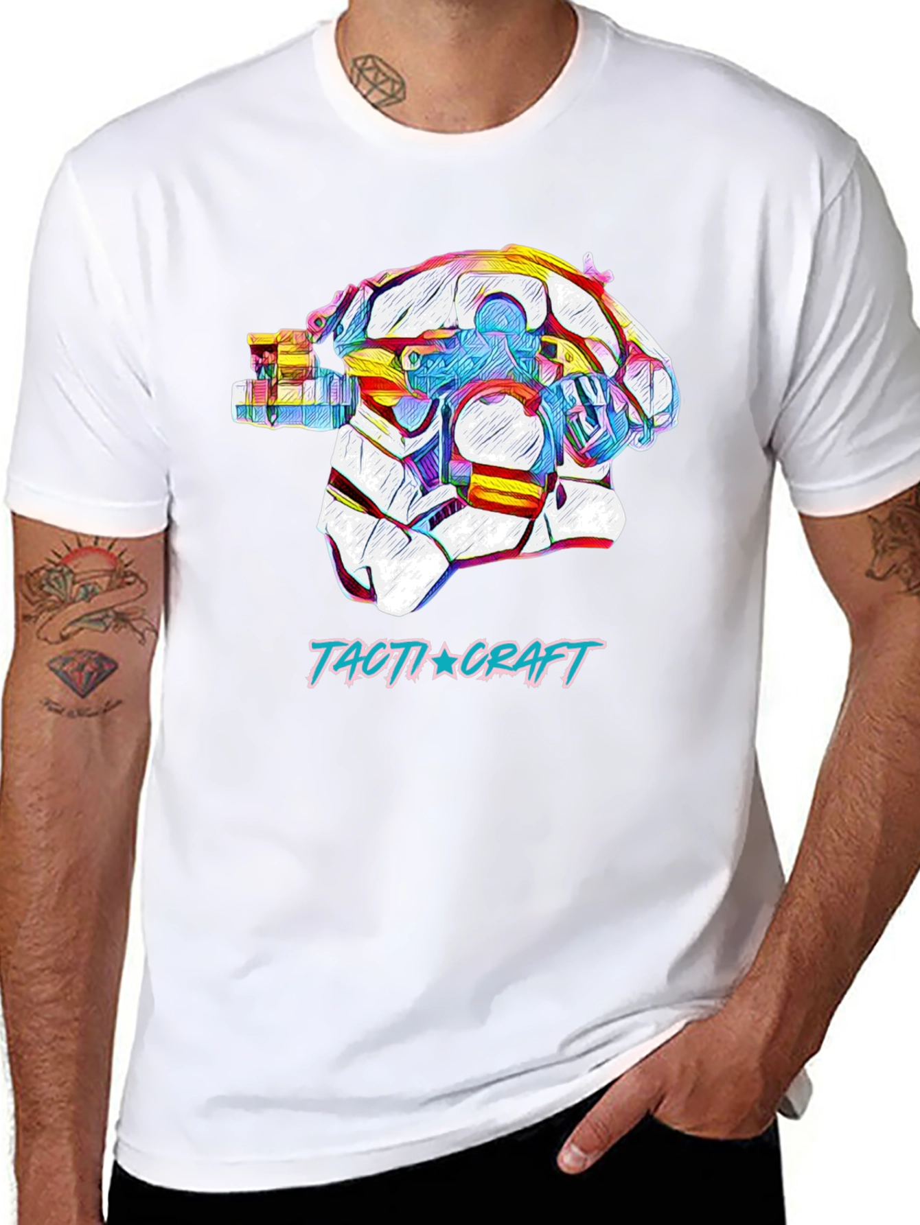 Tactical Craft T-Shirt: Unique Graphic Tee for Gamers