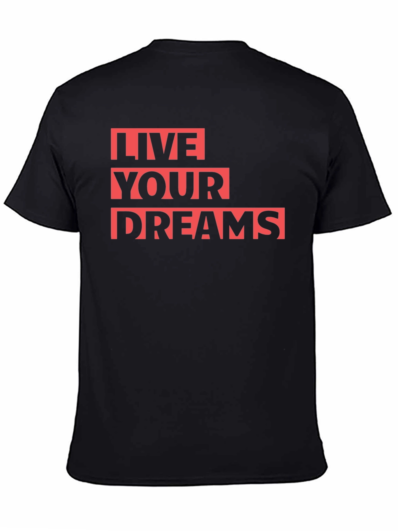 Live Your Dreams Graphic T-Shirt - Black