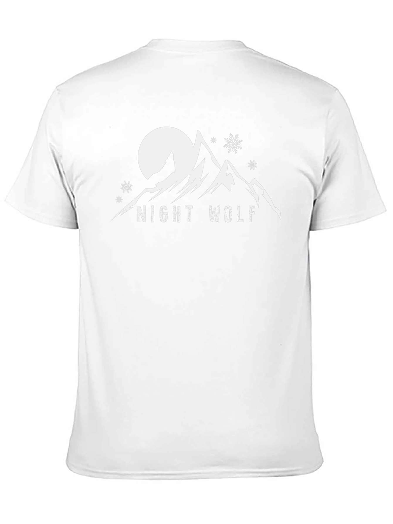 Night Wolf Graphic Tee - Mountain Moon Design